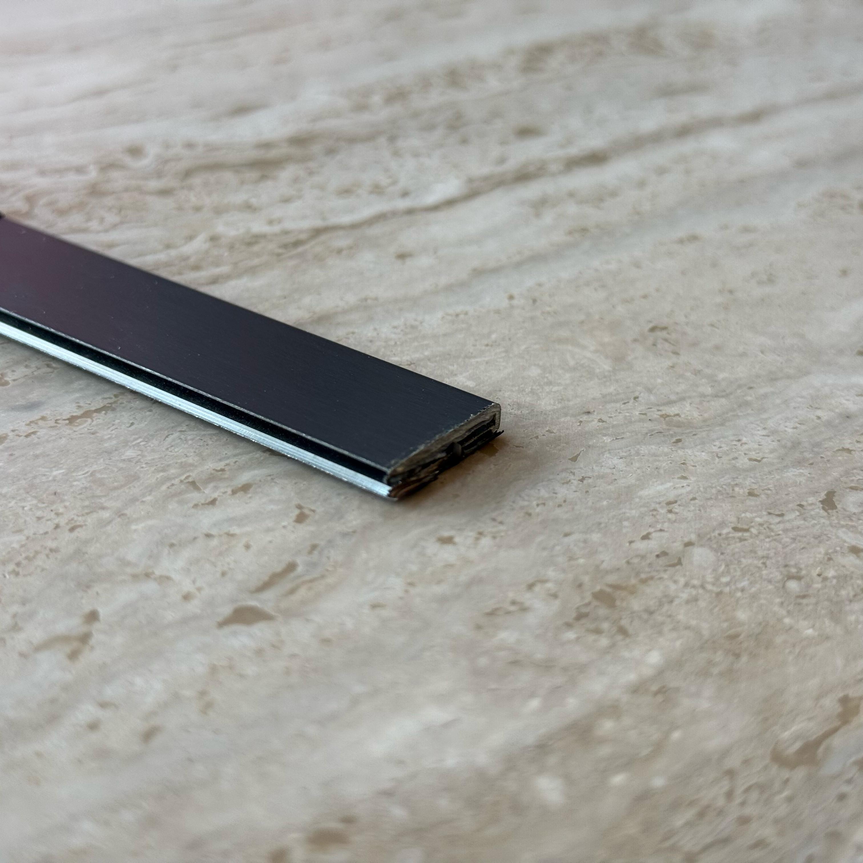 0.8mm Thickness (1.8cm) Stainless Steel U-Shape Profile - Black - PR0062 - wall-panels-profiles - ebarza Furniture UAE | Shop Modern Furniture in Abu Dhabi & Dubai - مفروشات ايبازرا في الامارات | تسوق اثاث عصري وديكورات مميزة في دبي وابوظبي