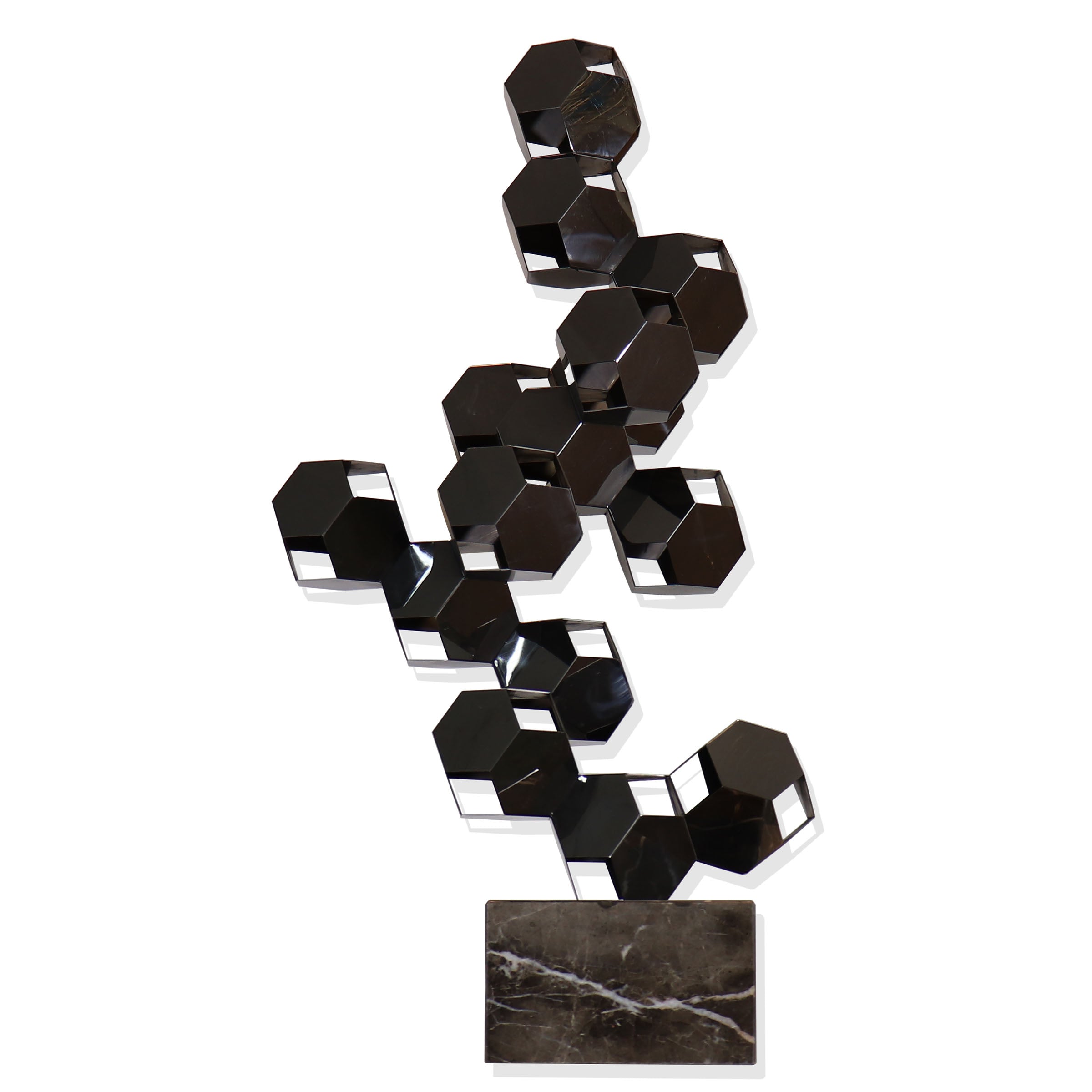 Hand Crafted Stainless steel Black Titanium Artwork BJ20230002 -  Artwork - ebarza Furniture UAE | Shop Modern Furniture in Abu Dhabi & Dubai - مفروشات ايبازرا في الامارات | تسوق اثاث عصري وديكورات مميزة في دبي وابوظبي