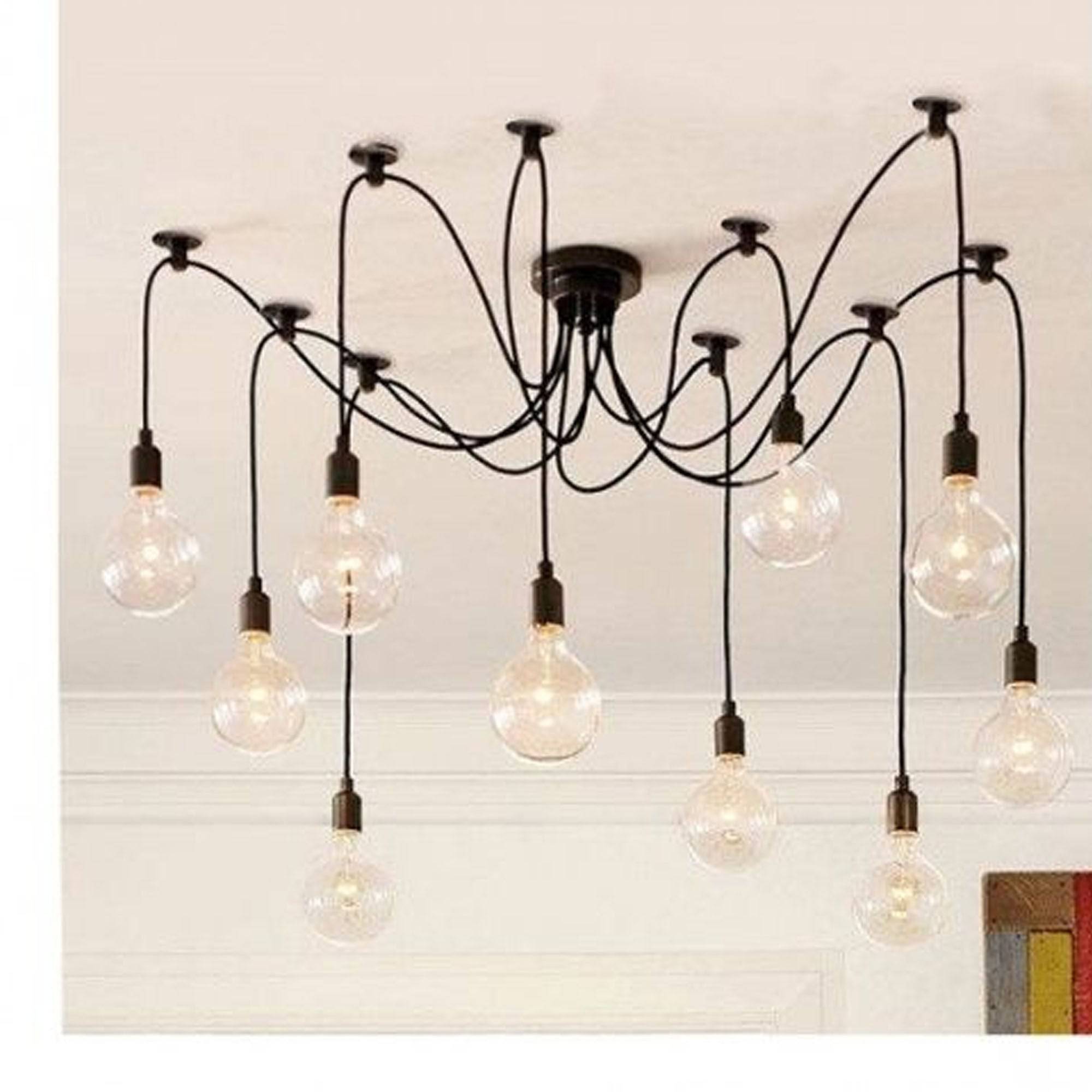 10 Heads Industrial Pendant Lamp Cy-Dd-027 - Pendant Lamps - ebarza Furniture UAE | Shop Modern Furniture in Abu Dhabi & Dubai - مفروشات ايبازرا في الامارات | تسوق اثاث عصري وديكورات مميزة في دبي وابوظبي