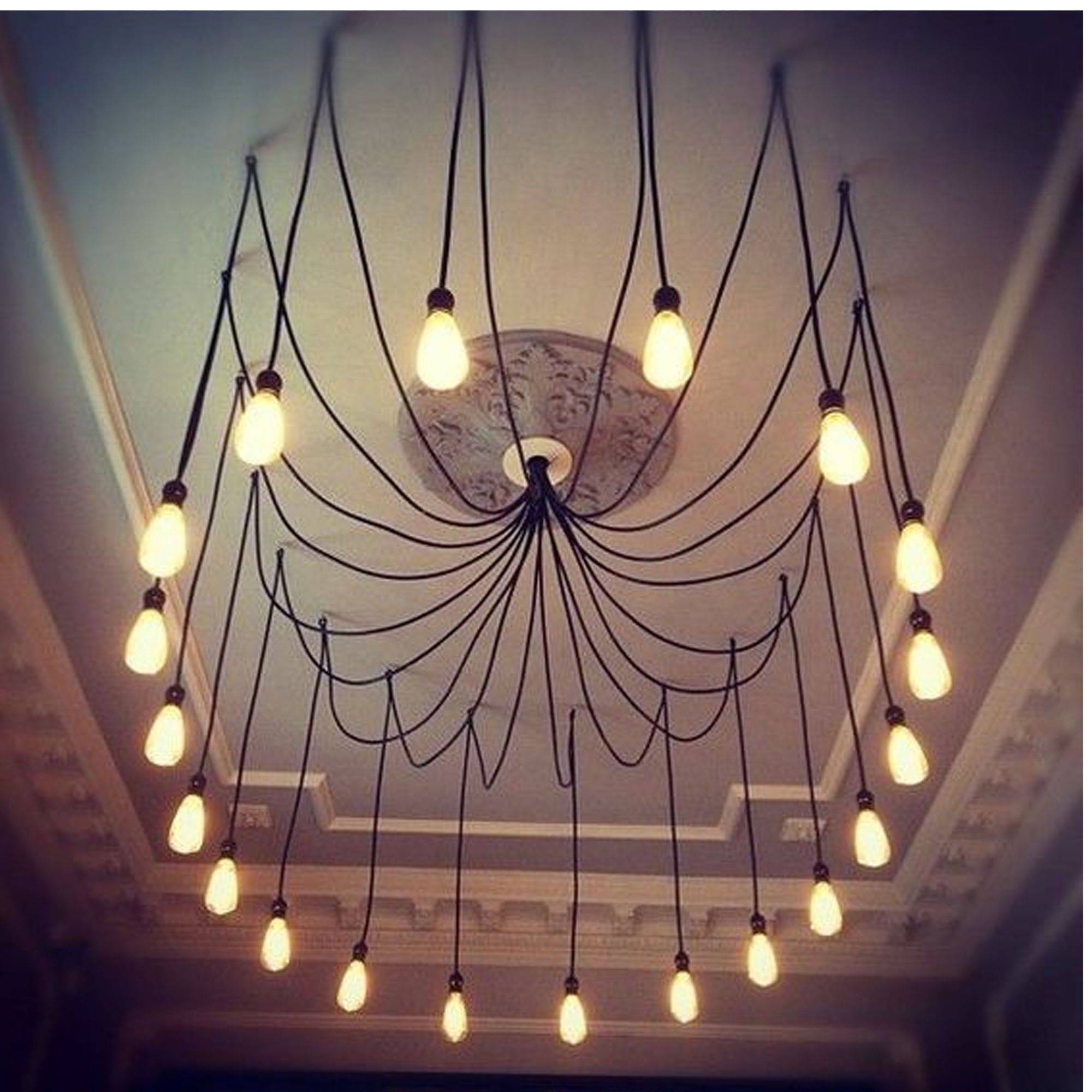 10 Heads Industrial Pendant Lamp Cy-Dd-027 - Pendant Lamps - ebarza Furniture UAE | Shop Modern Furniture in Abu Dhabi & Dubai - مفروشات ايبازرا في الامارات | تسوق اثاث عصري وديكورات مميزة في دبي وابوظبي