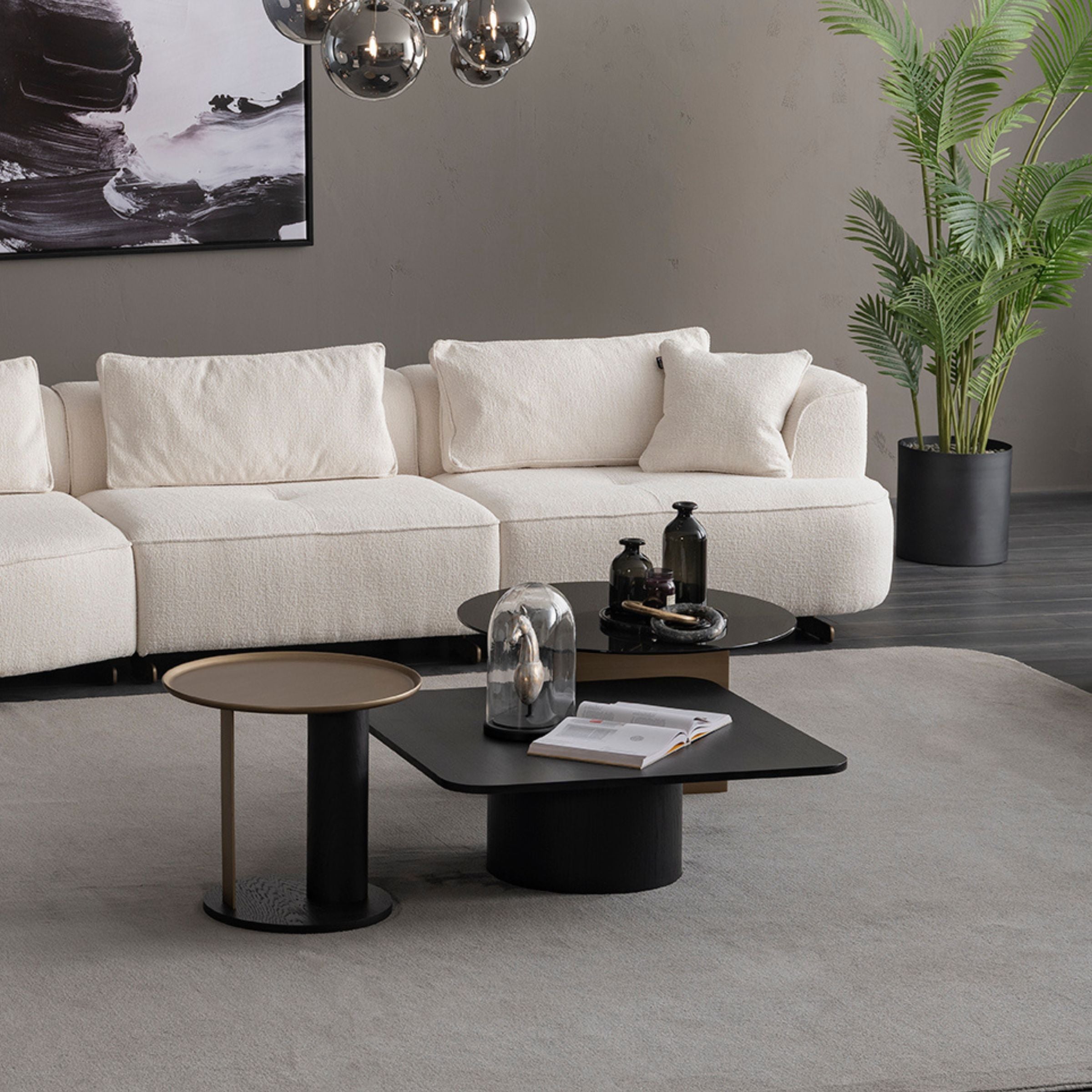 Grande Side Table ORXGRND-ST55 -  Side Tables - ebarza Furniture UAE | Shop Modern Furniture in Abu Dhabi & Dubai - مفروشات ايبازرا في الامارات | تسوق اثاث عصري وديكورات مميزة في دبي وابوظبي