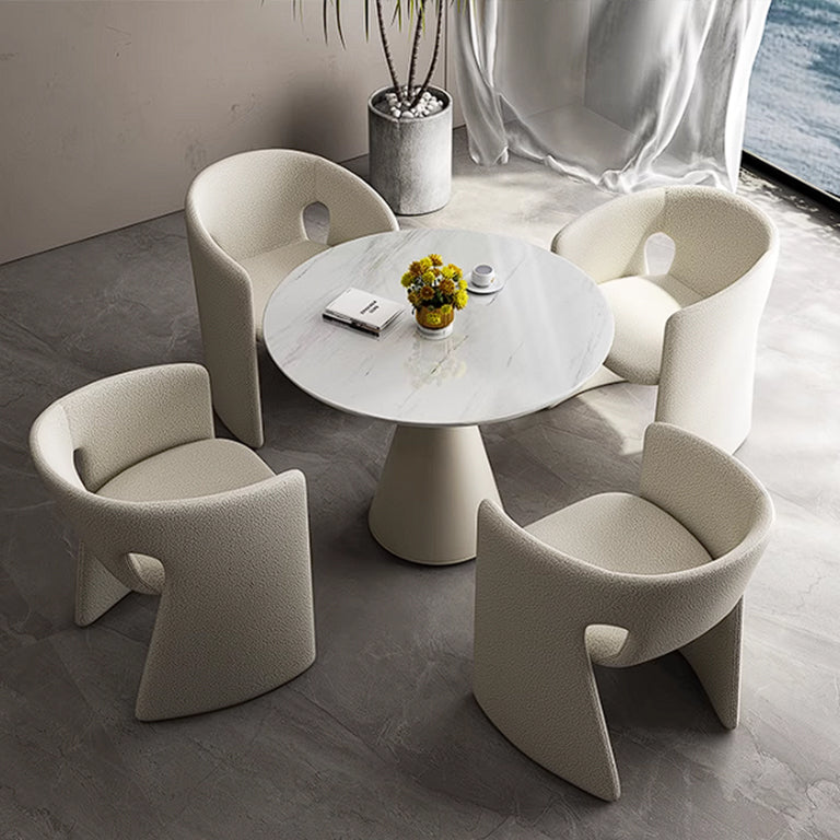 Obsidian Dining Chair-B MLL-B66-Beige -  Chairs - ebarza Furniture UAE | Shop Modern Furniture in Abu Dhabi & Dubai - مفروشات ايبازرا في الامارات | تسوق اثاث عصري وديكورات مميزة في دبي وابوظبي