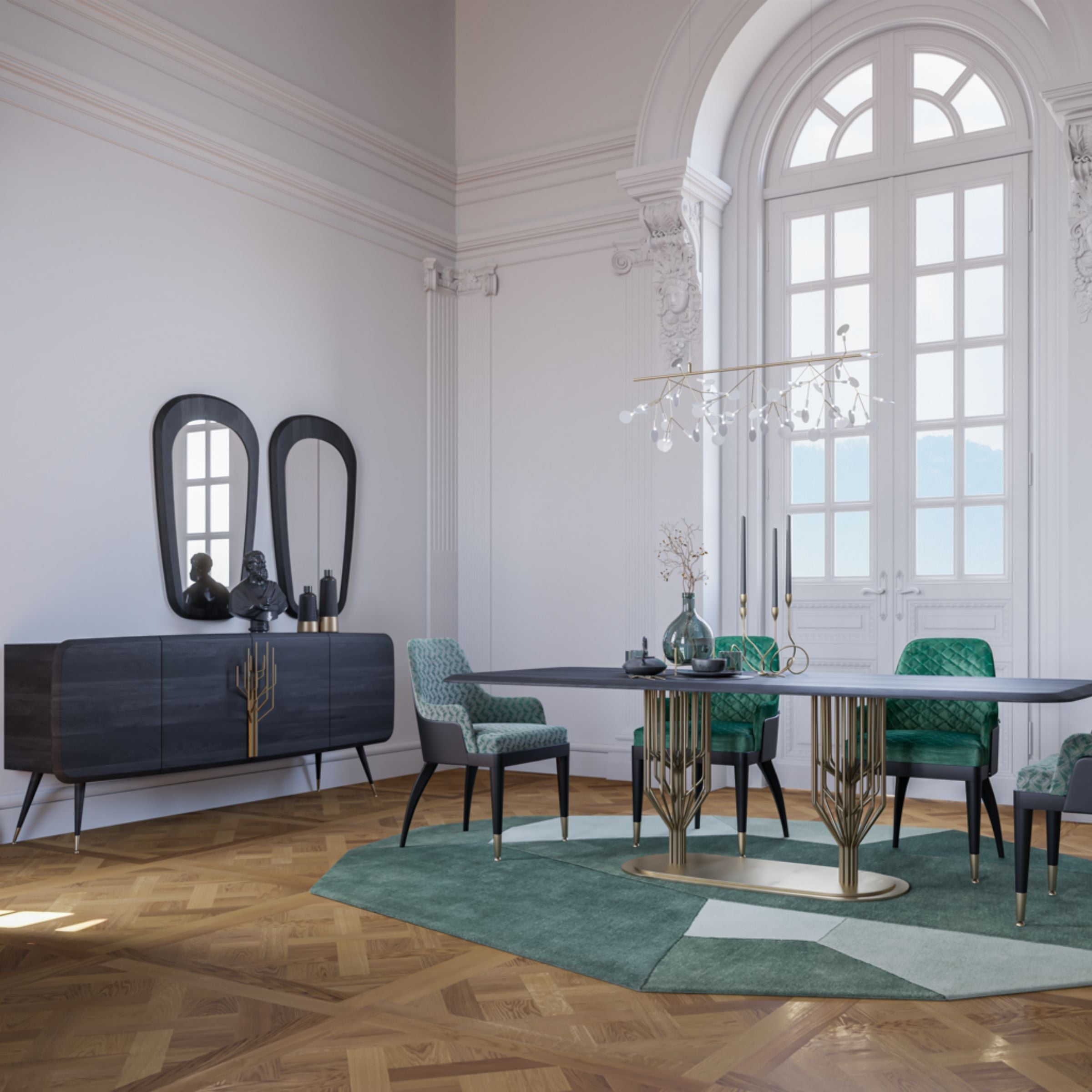 Display Item - Bug Dining Table Bug-240Nakheel - DISPLAY ITEM - ebarza Furniture UAE | Shop Modern Furniture in Abu Dhabi & Dubai - مفروشات ايبازرا في الامارات | تسوق اثاث عصري وديكورات مميزة في دبي وابوظبي