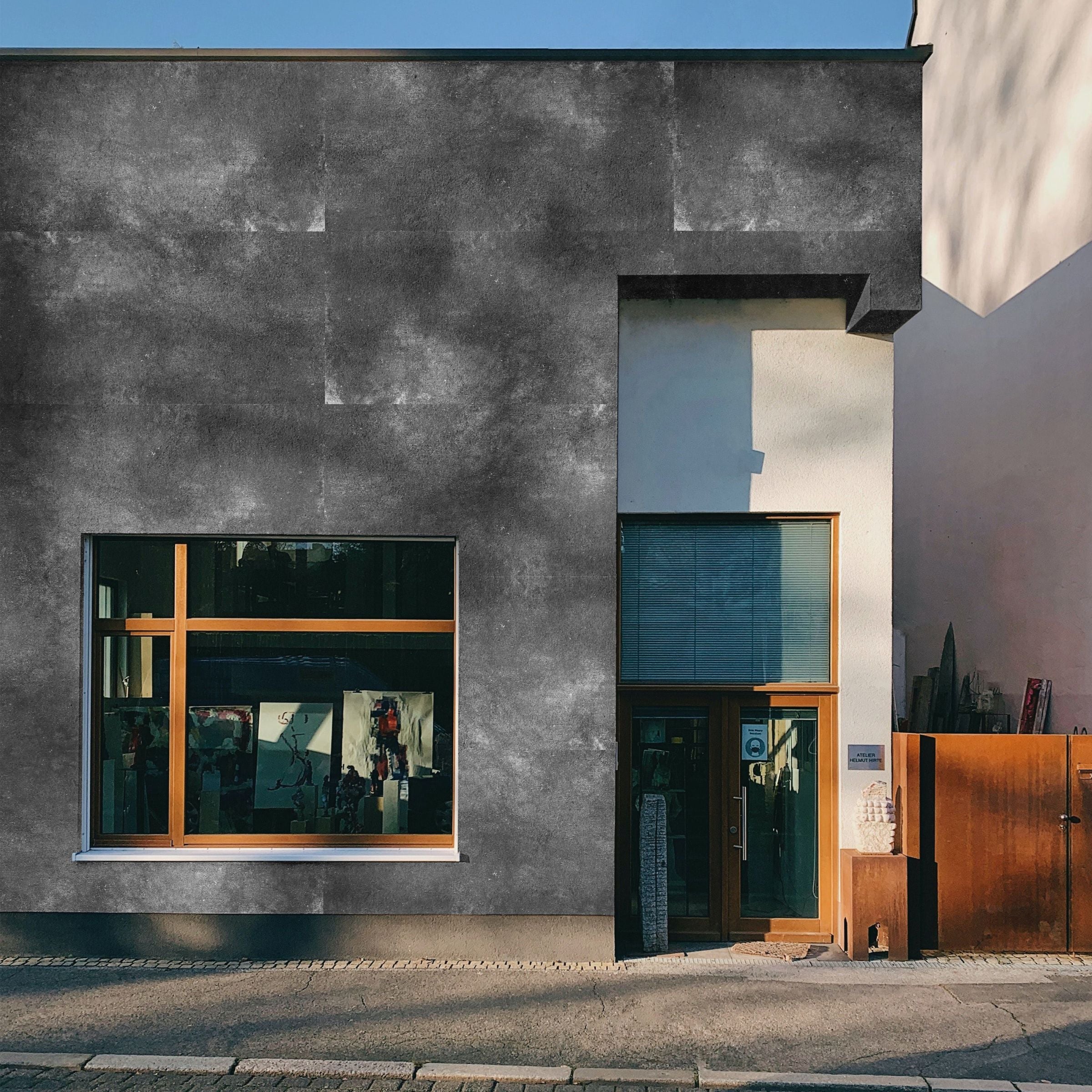 Sample of Flex Stone Cladding Ando Cement Dark Grey FXS-AN-GREY-Sample -  Wall panels samples - ebarza Furniture UAE | Shop Modern Furniture in Abu Dhabi & Dubai - مفروشات ايبازرا في الامارات | تسوق اثاث عصري وديكورات مميزة في دبي وابوظبي