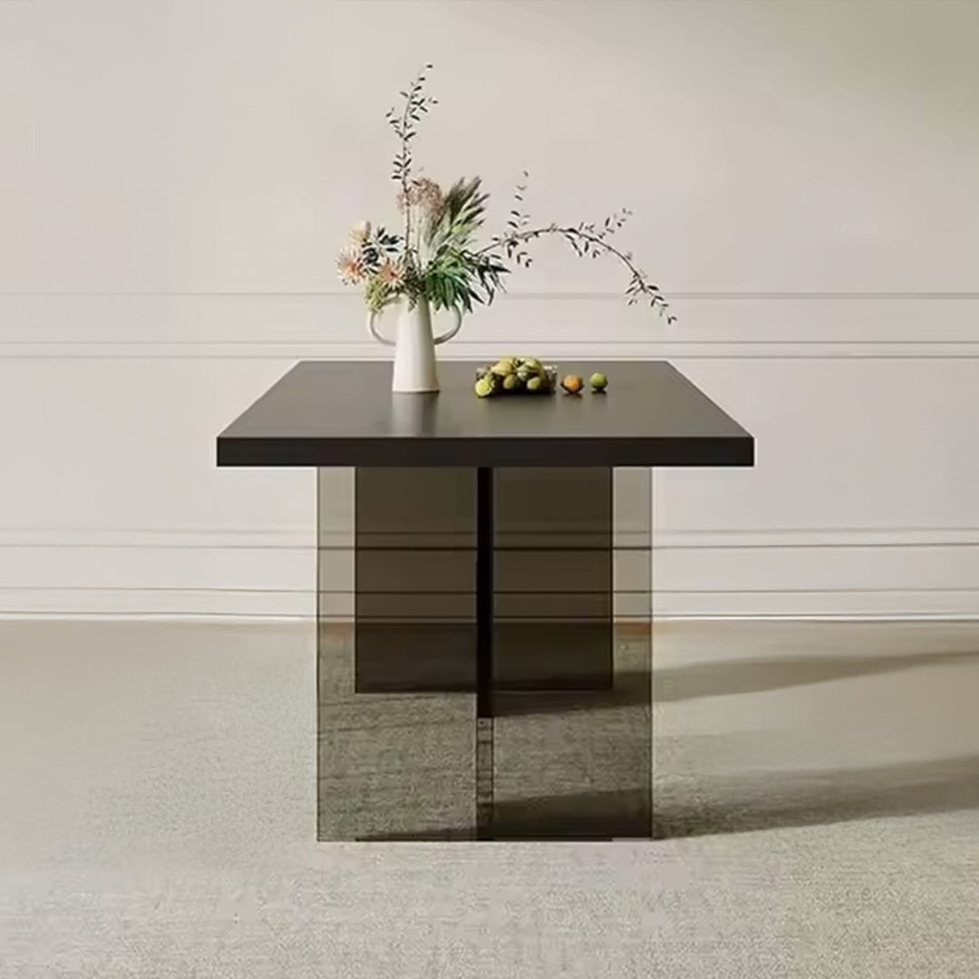 Set of 2 Acrylic T-Style Table Legs Grey - Table bases - ebarza Furniture UAE | Shop Modern Furniture in Abu Dhabi & Dubai - مفروشات ايبازرا في الامارات | تسوق اثاث عصري وديكورات مميزة في دبي وابوظبي