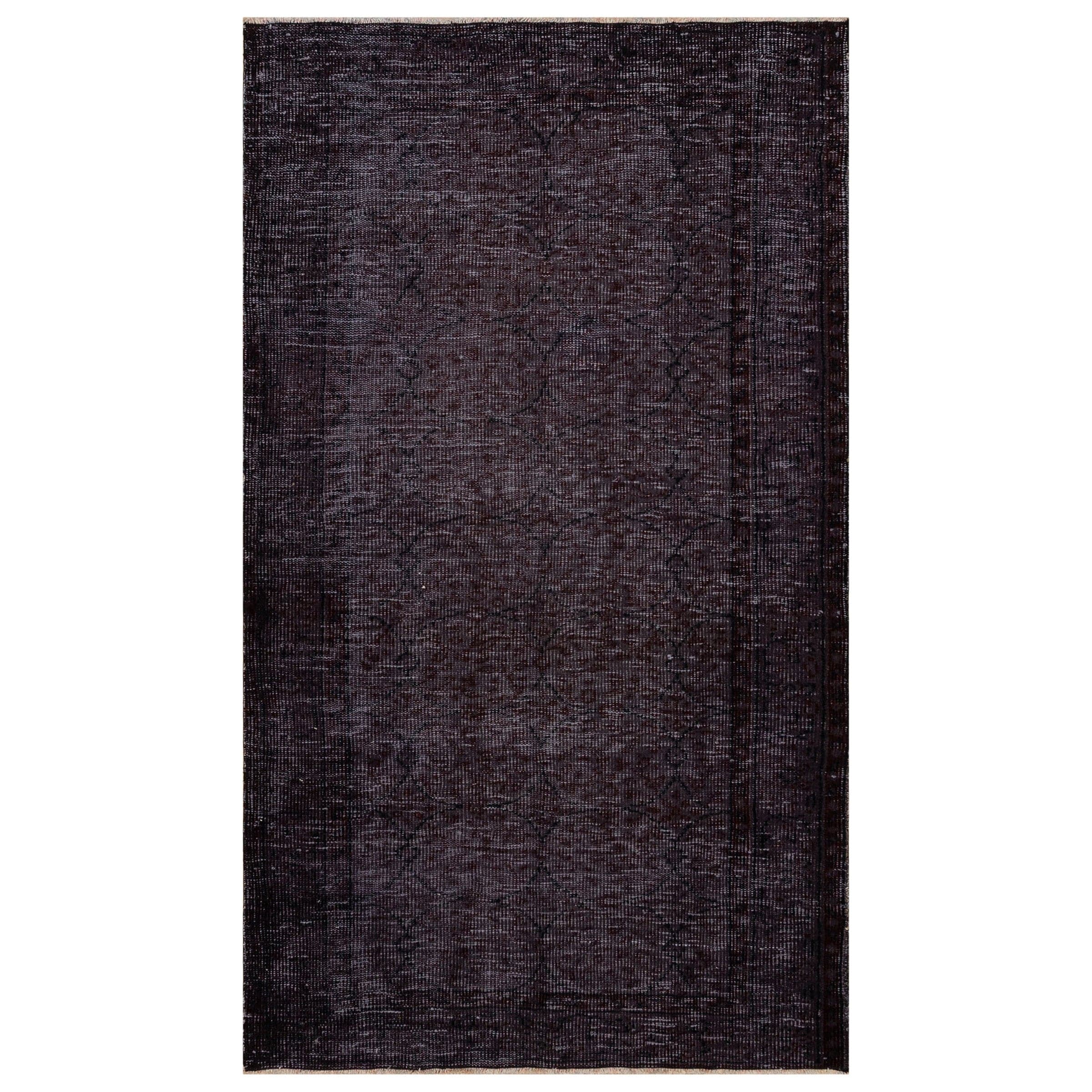 117 X 202 Anatolian Hand  Knotted Carpet Vintage Style 7035 -  Rugs - ebarza Furniture UAE | Shop Modern Furniture in Abu Dhabi & Dubai - مفروشات ايبازرا في الامارات | تسوق اثاث عصري وديكورات مميزة في دبي وابوظبي