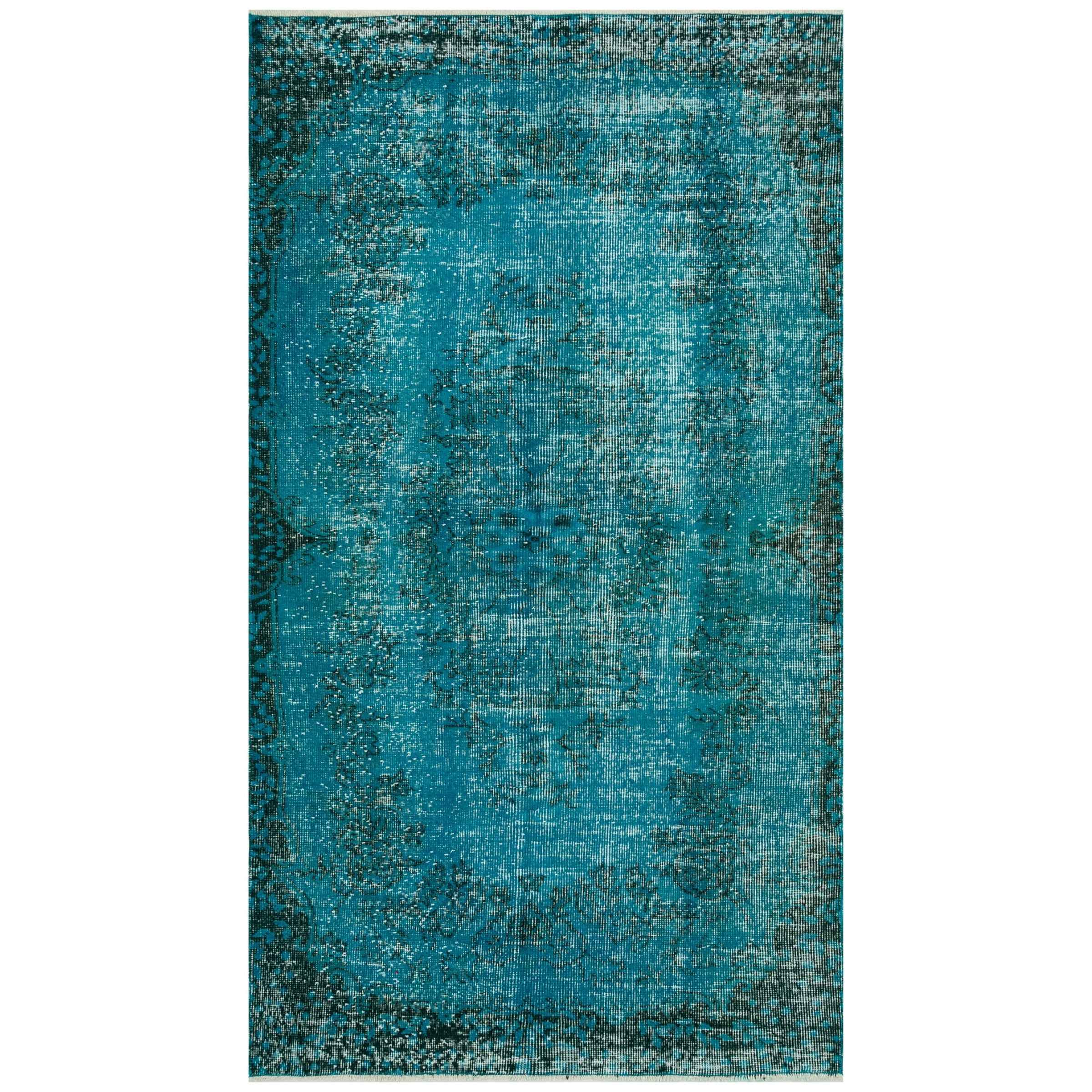 119 X 211 Cm Anatolian Hand Knotted Carpet Vintage Style 8358 - Rugs - ebarza Furniture UAE | Shop Modern Furniture in Abu Dhabi & Dubai - مفروشات ايبازرا في الامارات | تسوق اثاث عصري وديكورات مميزة في دبي وابوظبي