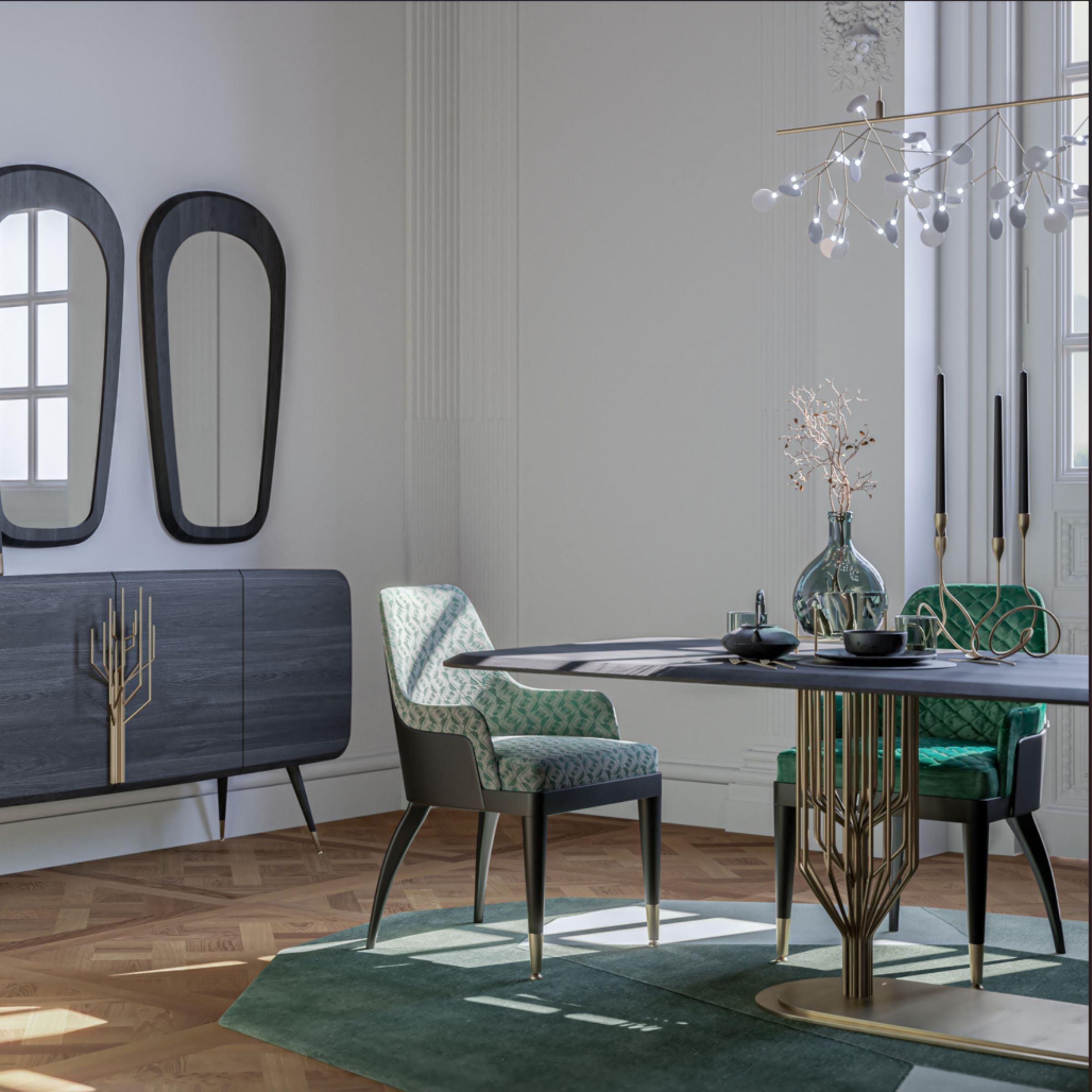 Display Item - Bug Dining Table Bug-240Nakheel - DISPLAY ITEM - ebarza Furniture UAE | Shop Modern Furniture in Abu Dhabi & Dubai - مفروشات ايبازرا في الامارات | تسوق اثاث عصري وديكورات مميزة في دبي وابوظبي
