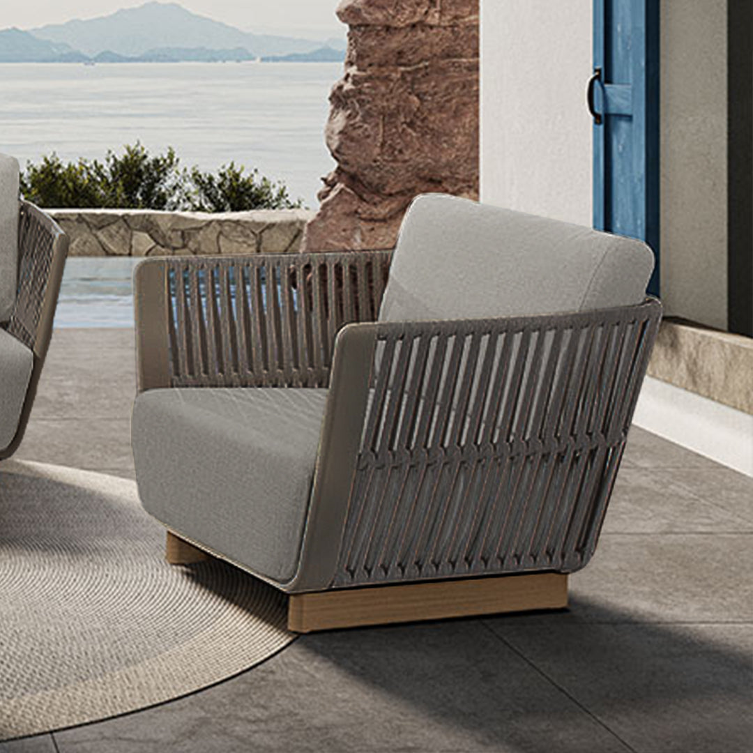 Marrakech Outdoor/Indoor Armchair - AC5879A10ROP - Armchairs - ebarza Furniture UAE | Shop Modern Furniture in Abu Dhabi & Dubai - مفروشات ايبازرا في الامارات | تسوق اثاث عصري وديكورات مميزة في دبي وابوظبي