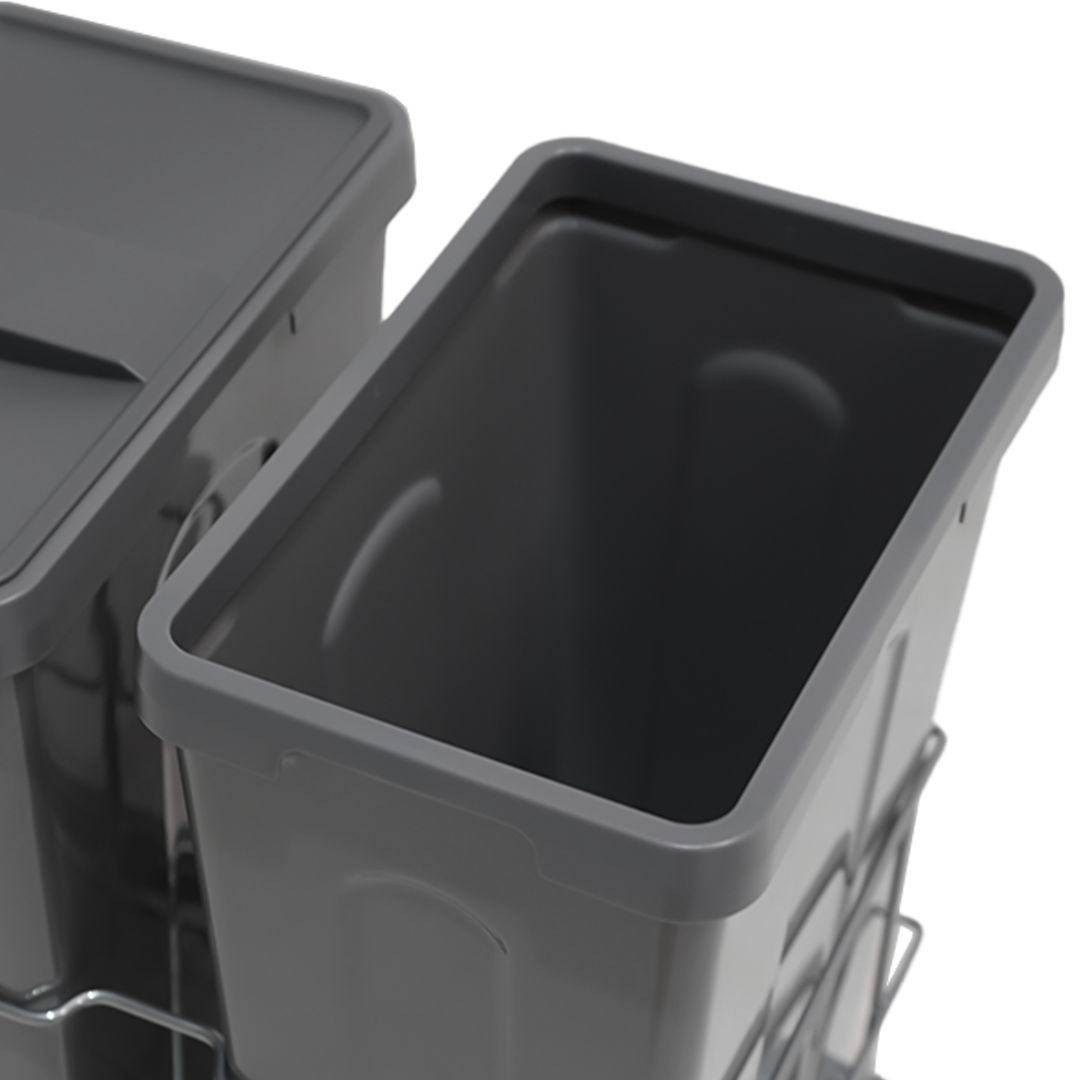GlidePro Trash Bin - WB.0130 - Bathroom Accessories - ebarza Furniture UAE | Shop Modern Furniture in Abu Dhabi & Dubai - مفروشات ايبازرا في الامارات | تسوق اثاث عصري وديكورات مميزة في دبي وابوظبي