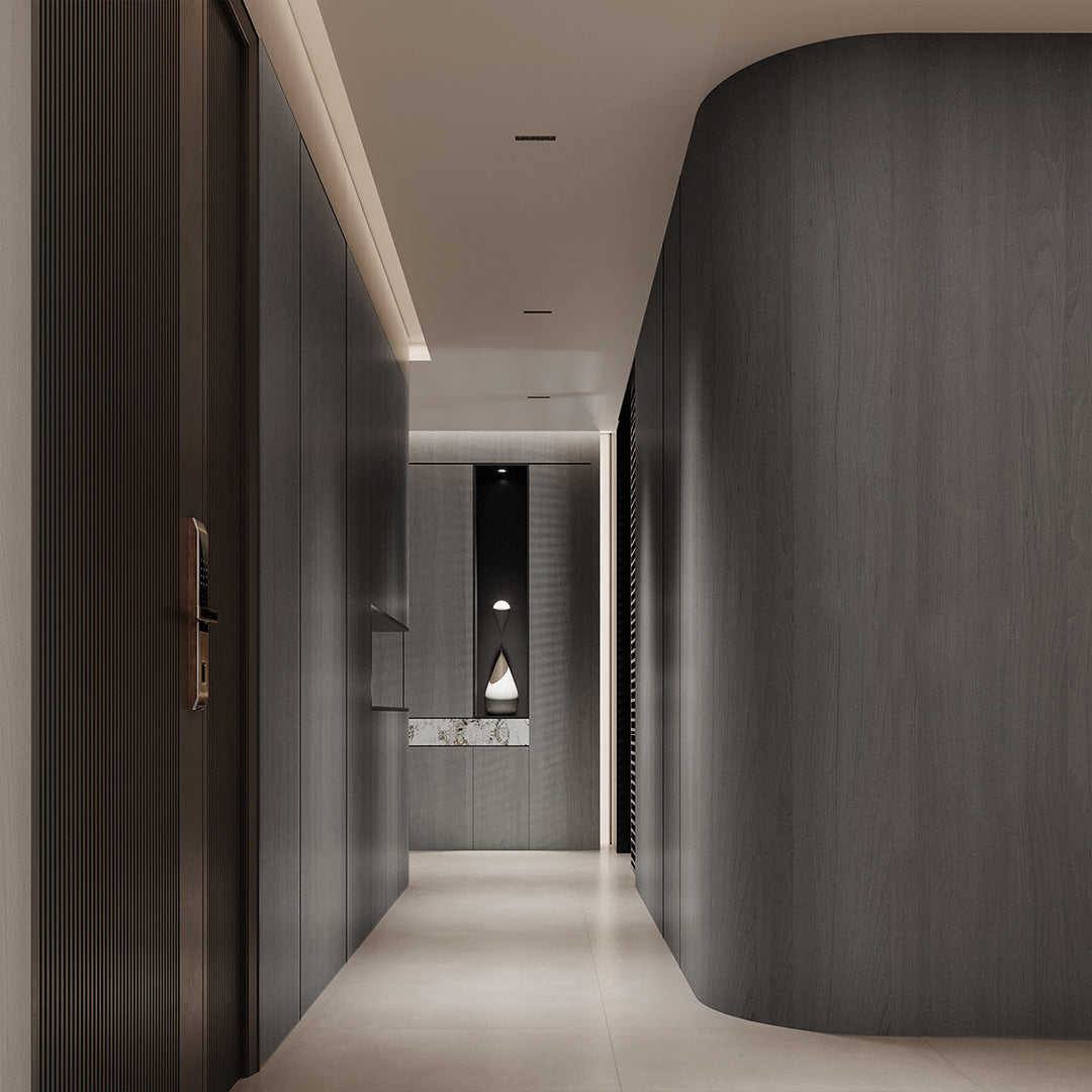 122*320cm WPC DECORATION PANEL BB STICHING COLOUR:H185H -MGO-WD Manhattan Gray Oak H - Wall Panels - ebarza Furniture UAE | Shop Modern Furniture in Abu Dhabi & Dubai - مفروشات ايبازرا في الامارات | تسوق اثاث عصري وديكورات مميزة في دبي وابوظبي