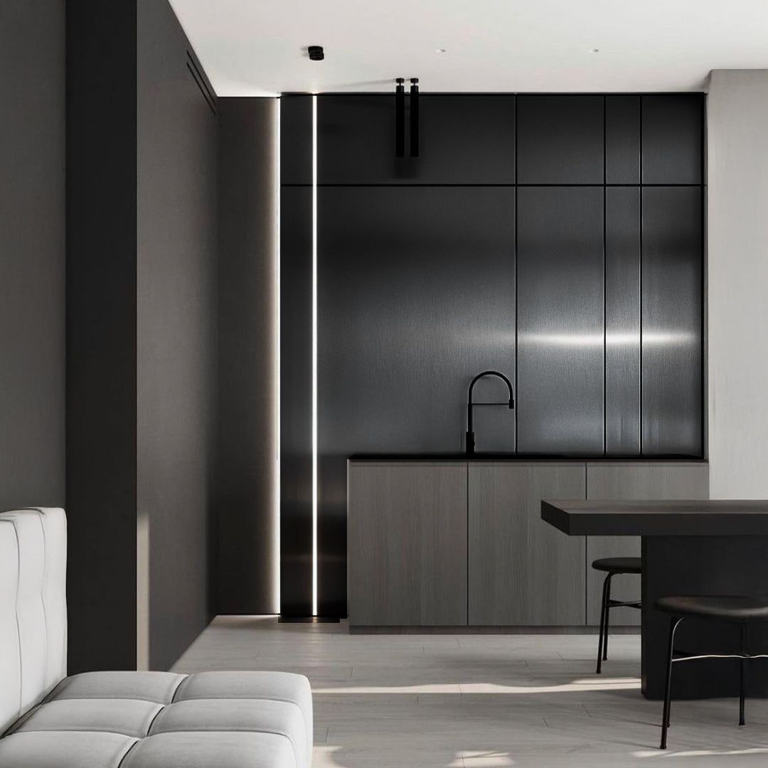 122*320cm WPC DECORATION WALL PANEL BB STITCHING COLOUR : 1914 Metal - Wall Panels - ebarza Furniture UAE | Shop Modern Furniture in Abu Dhabi & Dubai - مفروشات ايبازرا في الامارات | تسوق اثاث عصري وديكورات مميزة في دبي وابوظبي