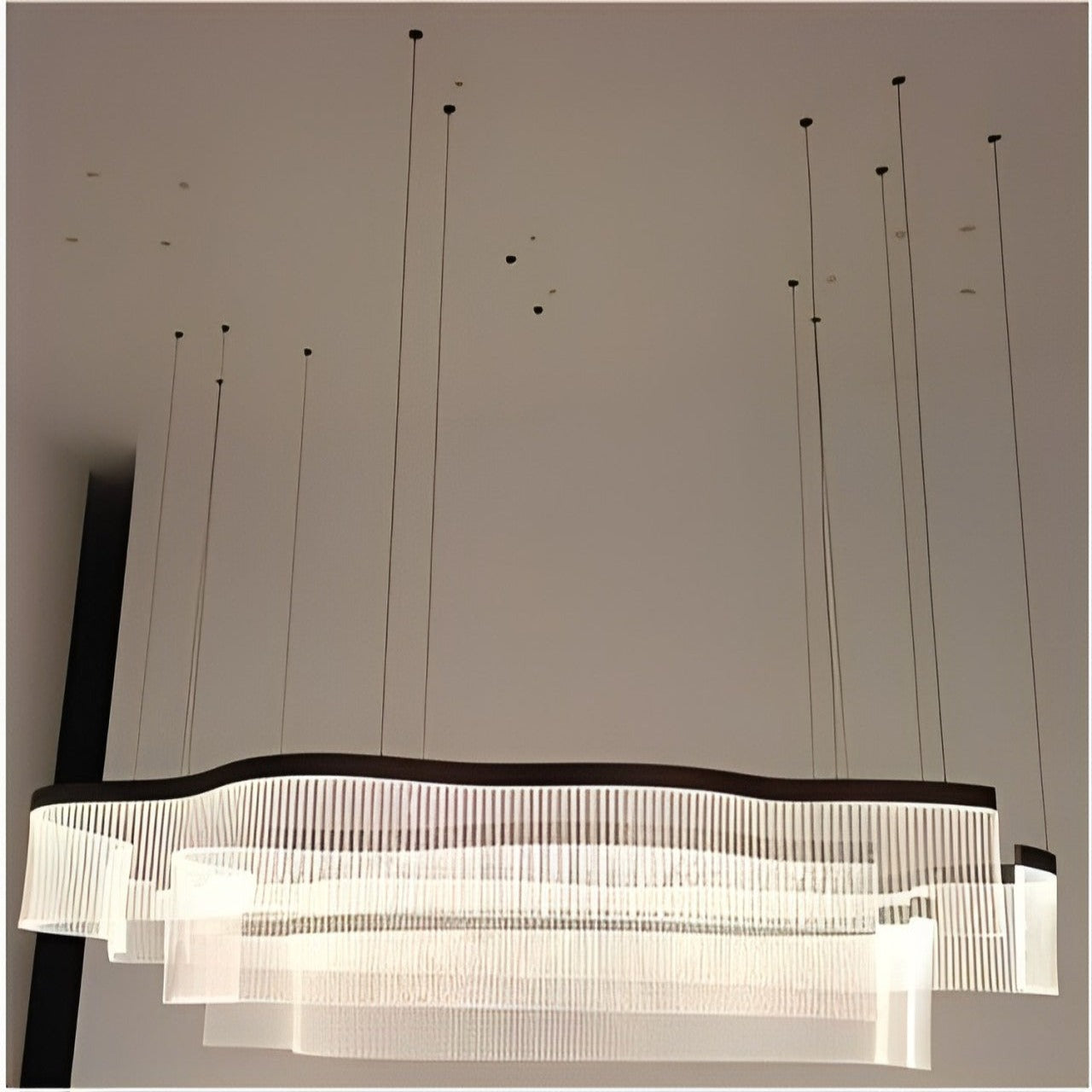 Set of 2  Lights/With Base Coffee Brown Pendant Lamp MA05996P-002A -  Pendant Lamps - ebarza Furniture UAE | Shop Modern Furniture in Abu Dhabi & Dubai - مفروشات ايبازرا في الامارات | تسوق اثاث عصري وديكورات مميزة في دبي وابوظبي