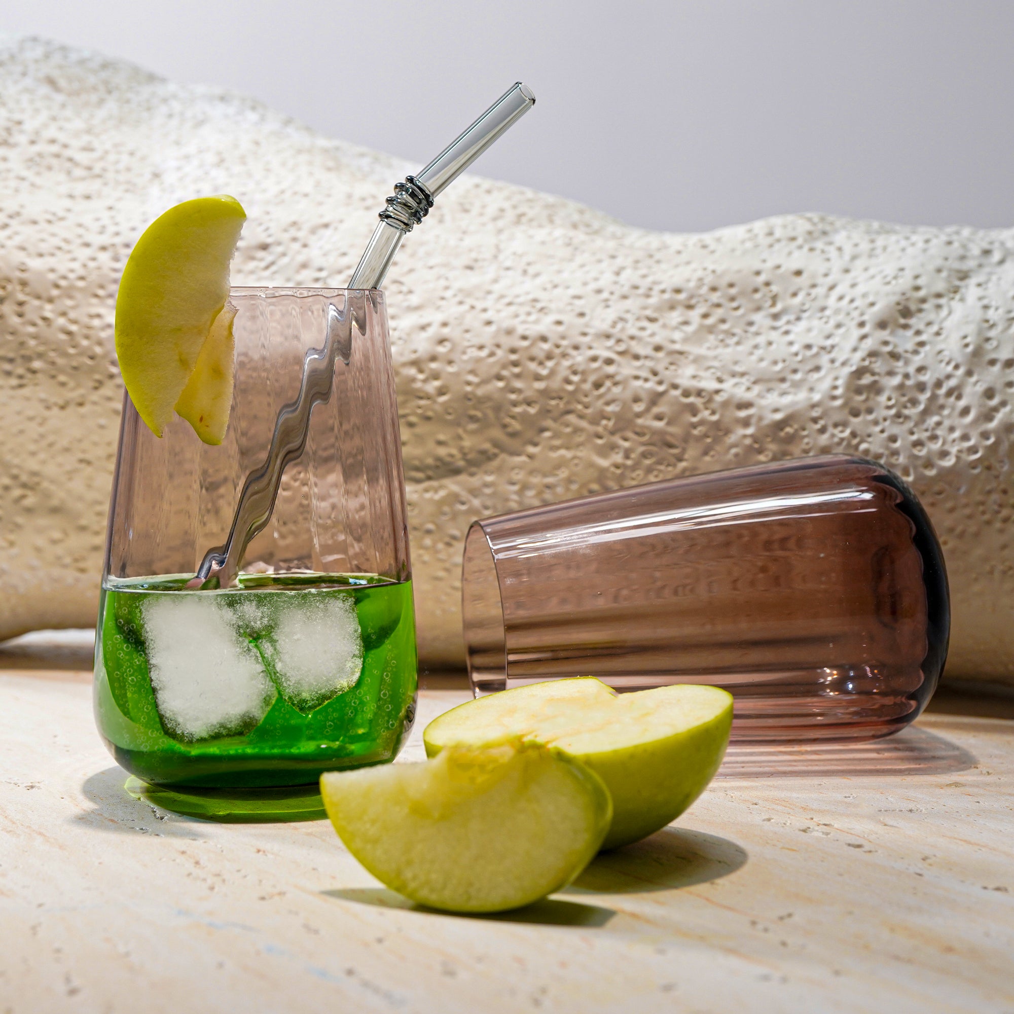 Highball Purple  Drinking Glass 465ml 23F040F1 -  Drinkware - ebarza Furniture UAE | Shop Modern Furniture in Abu Dhabi & Dubai - مفروشات ايبازرا في الامارات | تسوق اثاث عصري وديكورات مميزة في دبي وابوظبي