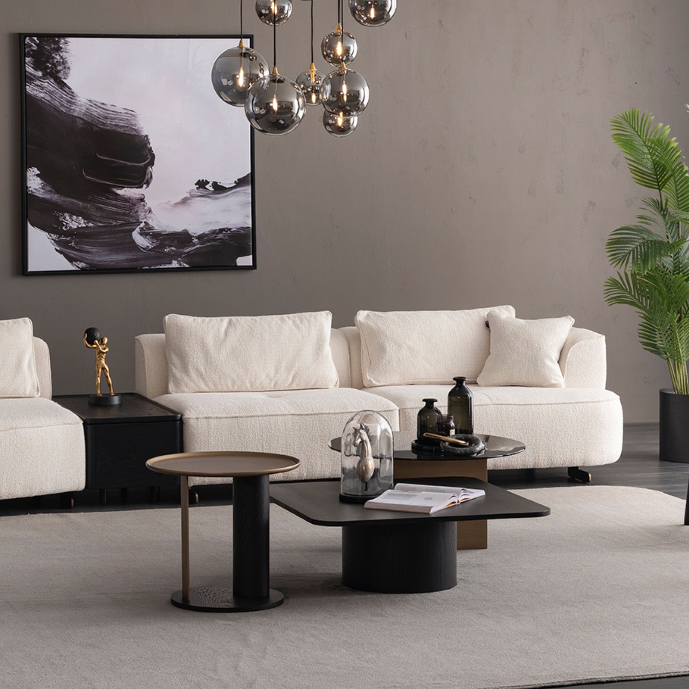 Grande Side Table ORXGRND-ST55 -  Side Tables - ebarza Furniture UAE | Shop Modern Furniture in Abu Dhabi & Dubai - مفروشات ايبازرا في الامارات | تسوق اثاث عصري وديكورات مميزة في دبي وابوظبي