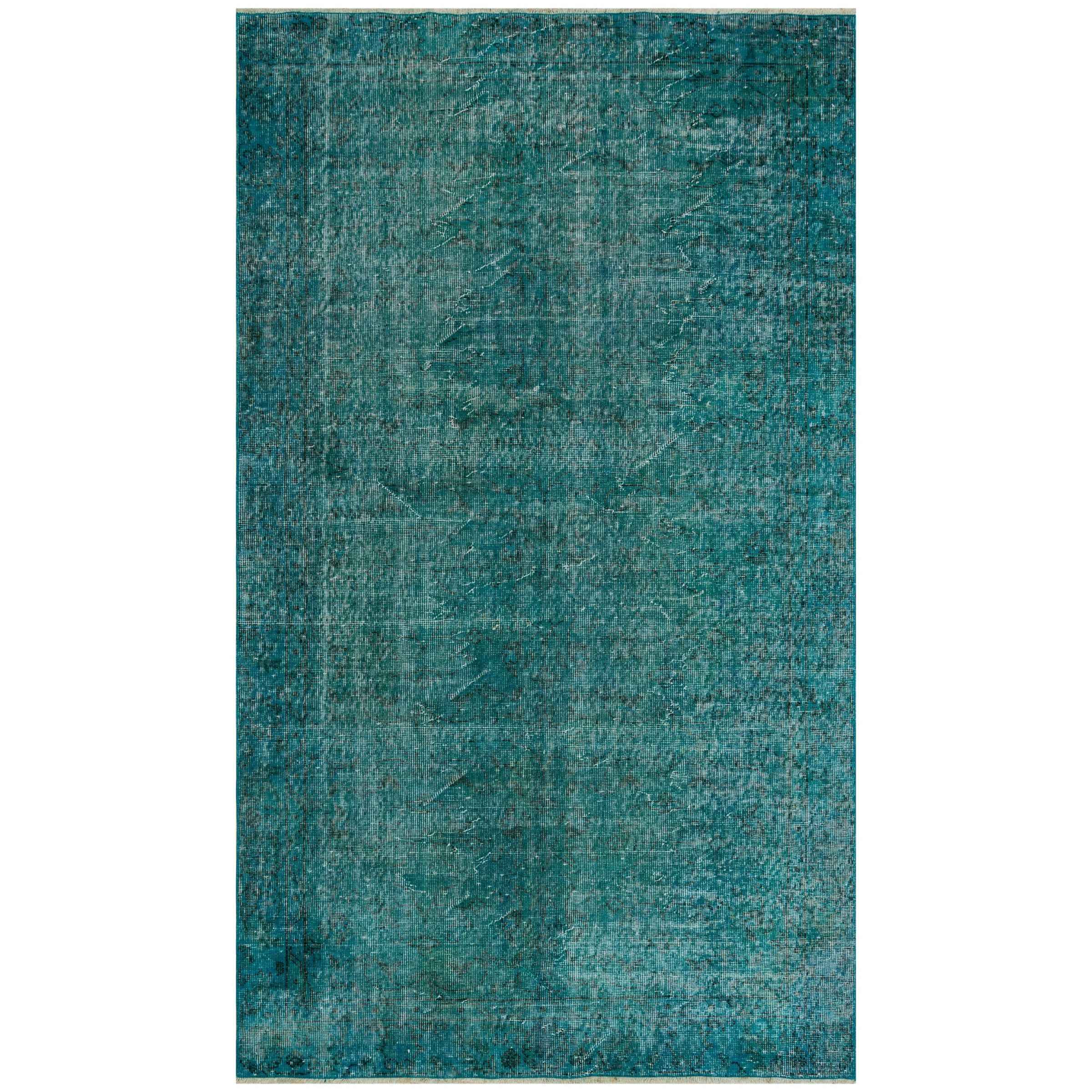 147 X 257 Cm Anatolian Hand Knotted Carpet Vintage Style 7459 -  Rugs - ebarza Furniture UAE | Shop Modern Furniture in Abu Dhabi & Dubai - مفروشات ايبازرا في الامارات | تسوق اثاث عصري وديكورات مميزة في دبي وابوظبي