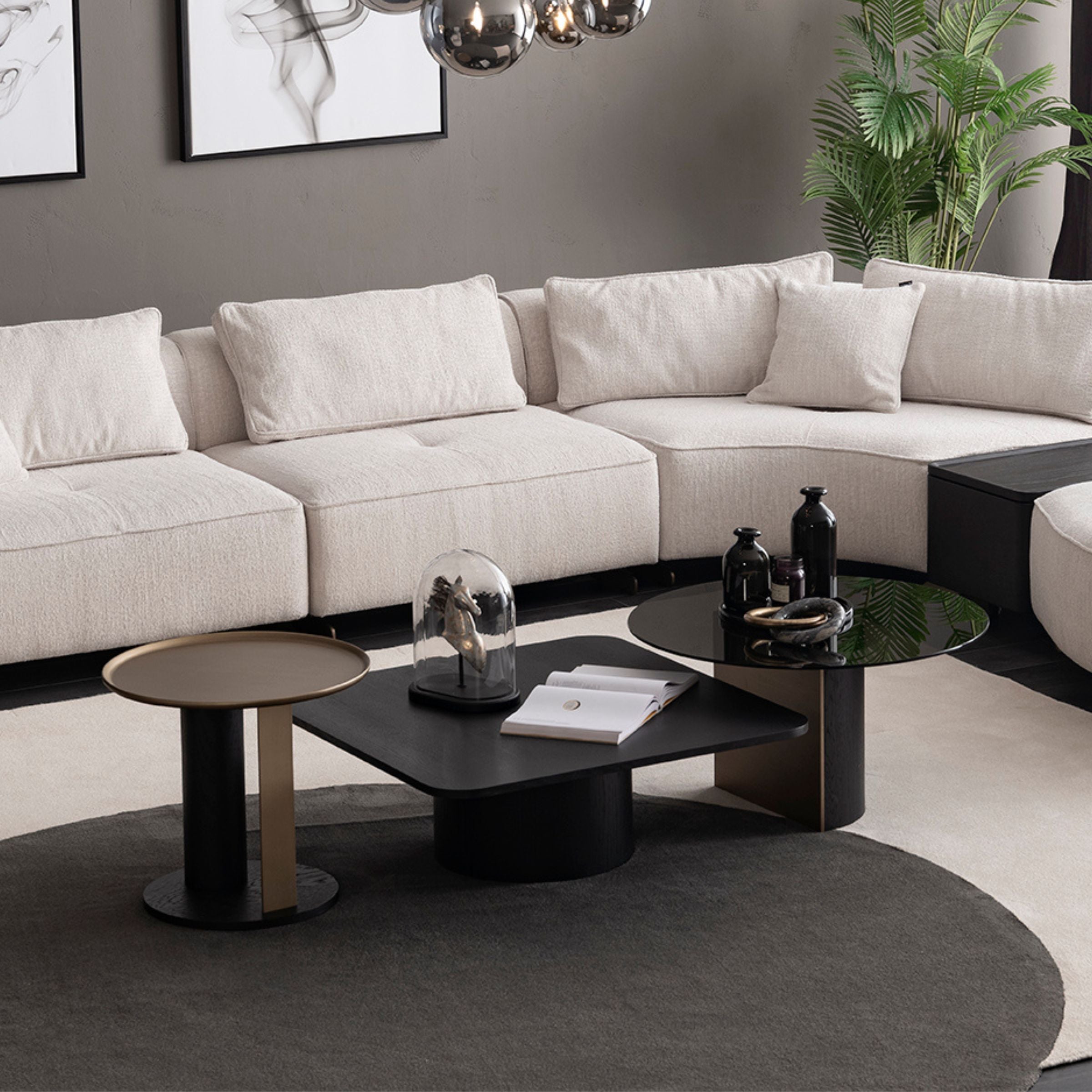 Grande Side Table ORXGRND-ST55 -  Side Tables - ebarza Furniture UAE | Shop Modern Furniture in Abu Dhabi & Dubai - مفروشات ايبازرا في الامارات | تسوق اثاث عصري وديكورات مميزة في دبي وابوظبي