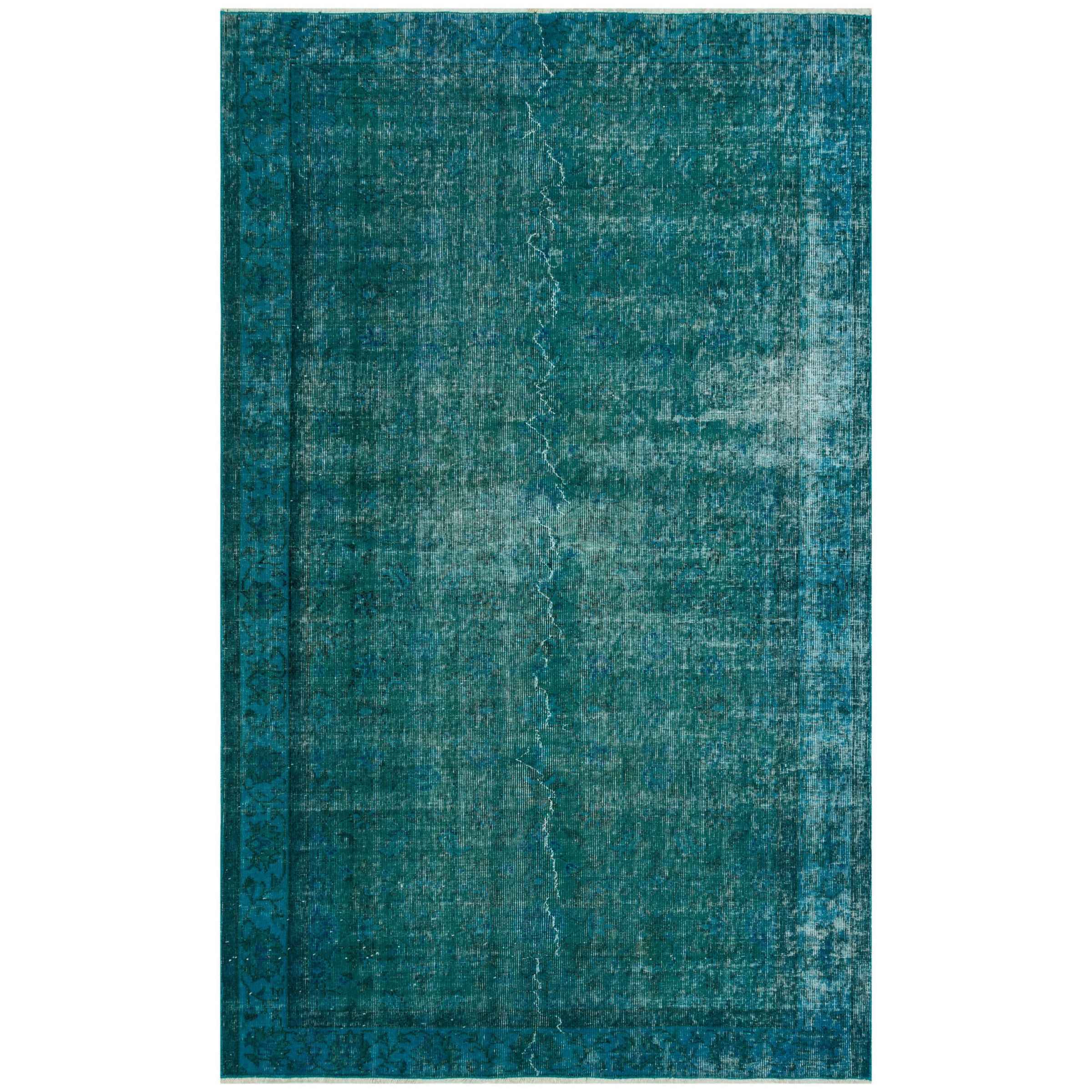 152 X 246 Cm Anatolian Hand Knotted Carpet Vintage Style 8288 - Rugs - ebarza Furniture UAE | Shop Modern Furniture in Abu Dhabi & Dubai - مفروشات ايبازرا في الامارات | تسوق اثاث عصري وديكورات مميزة في دبي وابوظبي