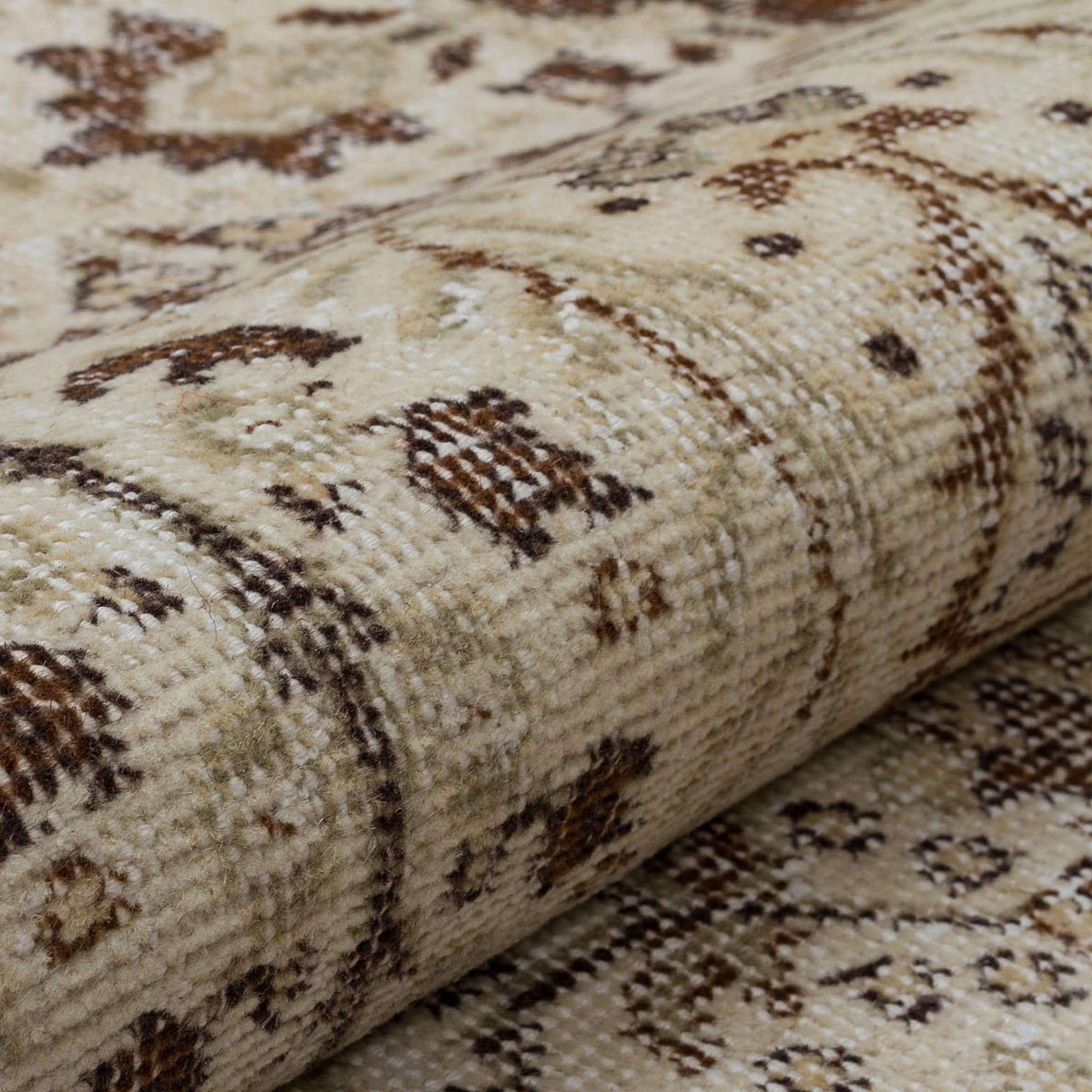 153 X 267 Anatolian Hand  Knotted Carpet Vintage Style 7528 -  Rugs - ebarza Furniture UAE | Shop Modern Furniture in Abu Dhabi & Dubai - مفروشات ايبازرا في الامارات | تسوق اثاث عصري وديكورات مميزة في دبي وابوظبي