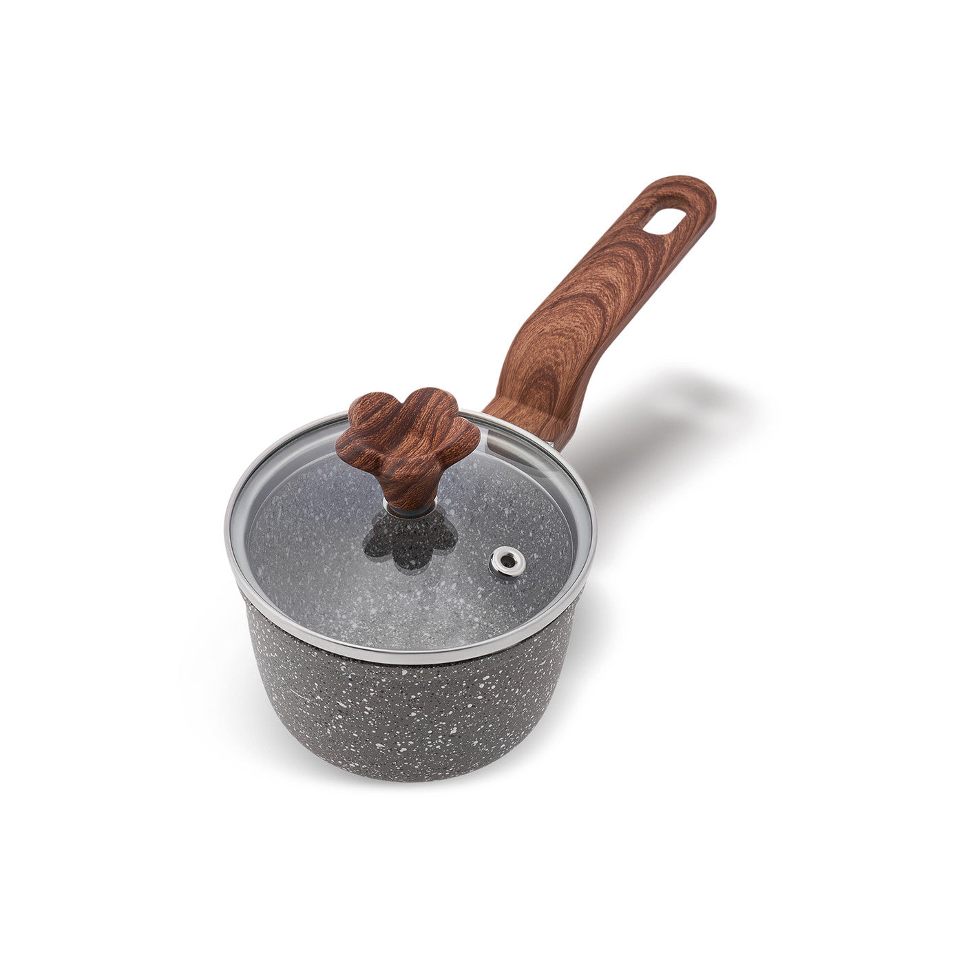 Karaca Dark Silver Biogranite Mini Saucepan 10 cm 153.03.08.0086 - Cookware Sets - ebarza Furniture UAE | Shop Modern Furniture in Abu Dhabi & Dubai - مفروشات ايبازرا في الامارات | تسوق اثاث عصري وديكورات مميزة في دبي وابوظبي