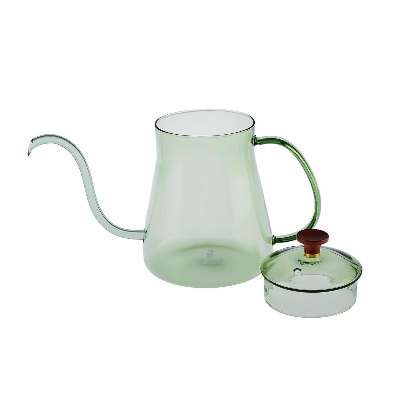 Karaca Martina Borosilicate Glass Coffee Kettle Green 600 ml 153.03.08.4870 - Coffee and Tea Pots - ebarza Furniture UAE | Shop Modern Furniture in Abu Dhabi & Dubai - مفروشات ايبازرا في الامارات | تسوق اثاث عصري وديكورات مميزة في دبي وابوظبي
