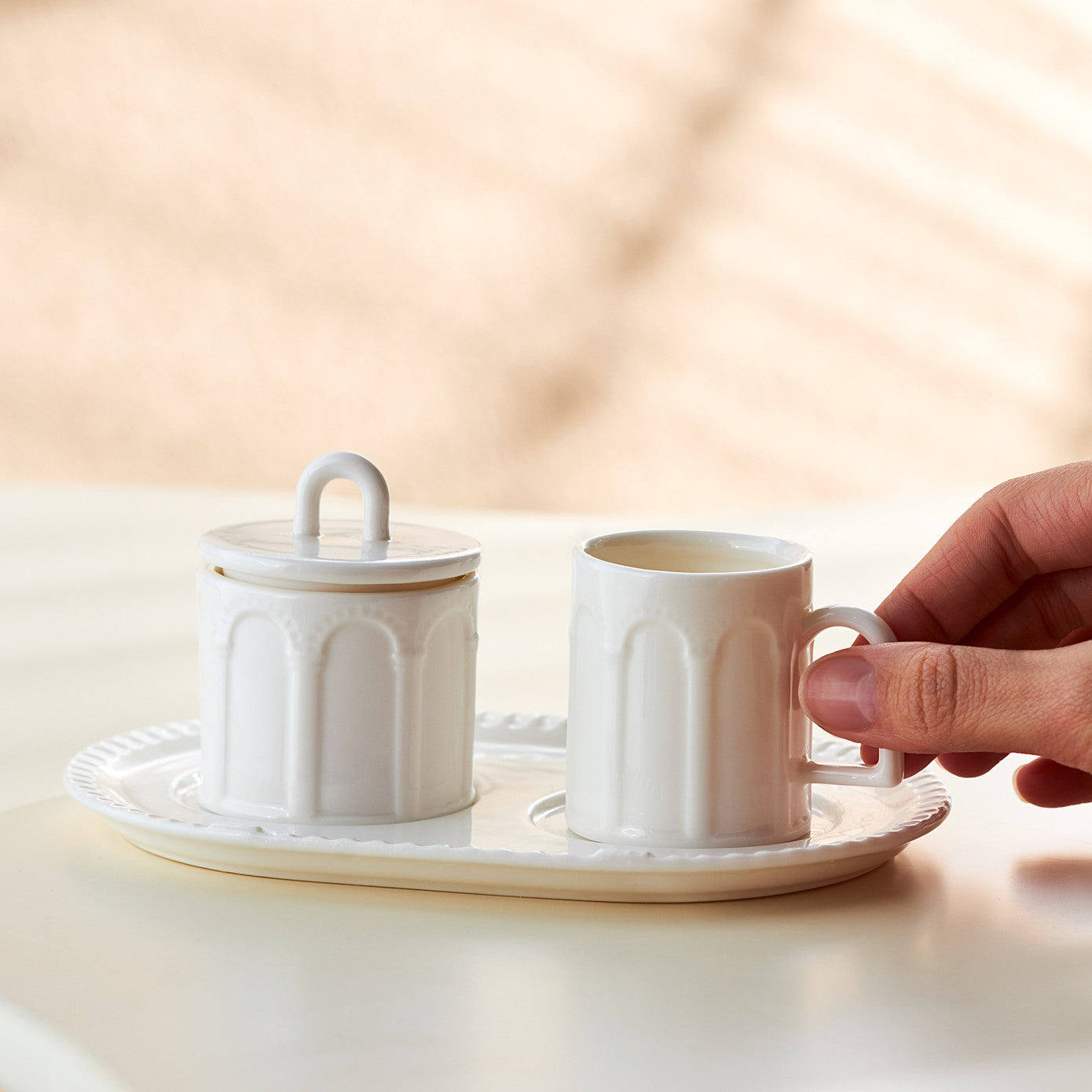 Karaca X İst Collection Column Turkish Delight Cup Coffee Cup 153.09.01.2556 -  Coffee Sets - ebarza Furniture UAE | Shop Modern Furniture in Abu Dhabi & Dubai - مفروشات ايبازرا في الامارات | تسوق اثاث عصري وديكورات مميزة في دبي وابوظبي