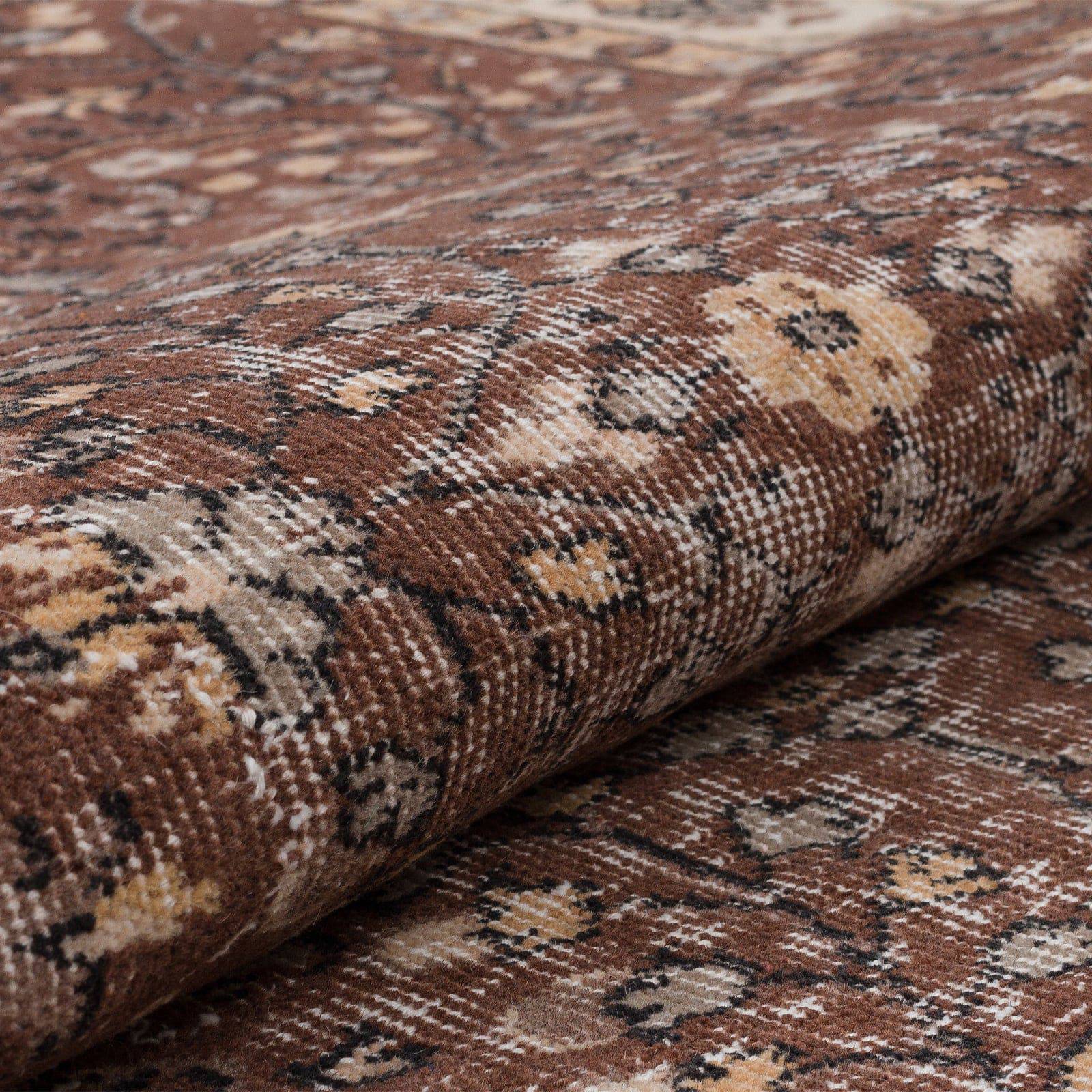 153X246 Cm Anatolian Hand Knotted Carpet Vintage Style 2550 -  Rugs - ebarza Furniture UAE | Shop Modern Furniture in Abu Dhabi & Dubai - مفروشات ايبازرا في الامارات | تسوق اثاث عصري وديكورات مميزة في دبي وابوظبي