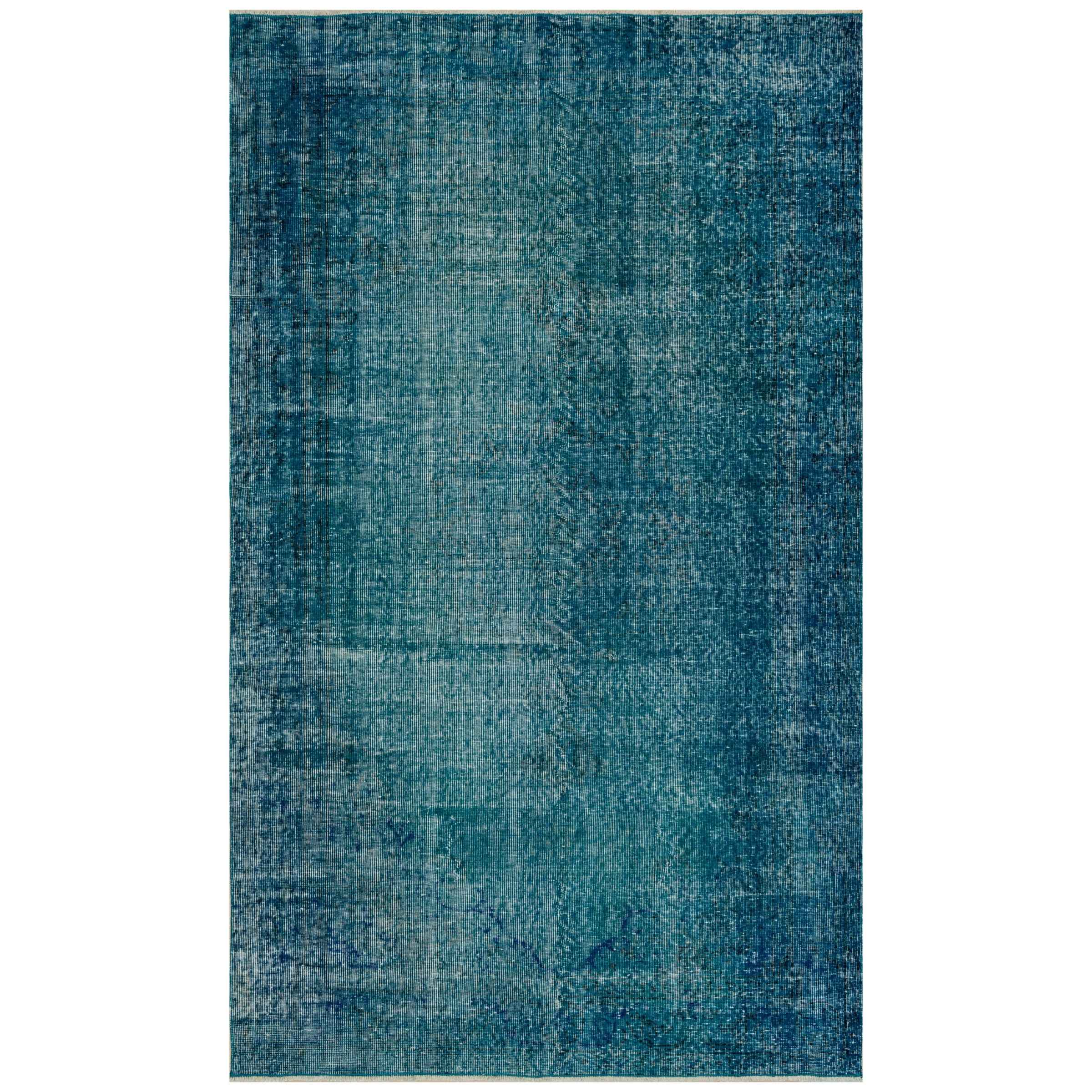 154 X 252 Cm Anatolian Hand Knotted Carpet Vintage Style 7120 -  Rugs - ebarza Furniture UAE | Shop Modern Furniture in Abu Dhabi & Dubai - مفروشات ايبازرا في الامارات | تسوق اثاث عصري وديكورات مميزة في دبي وابوظبي