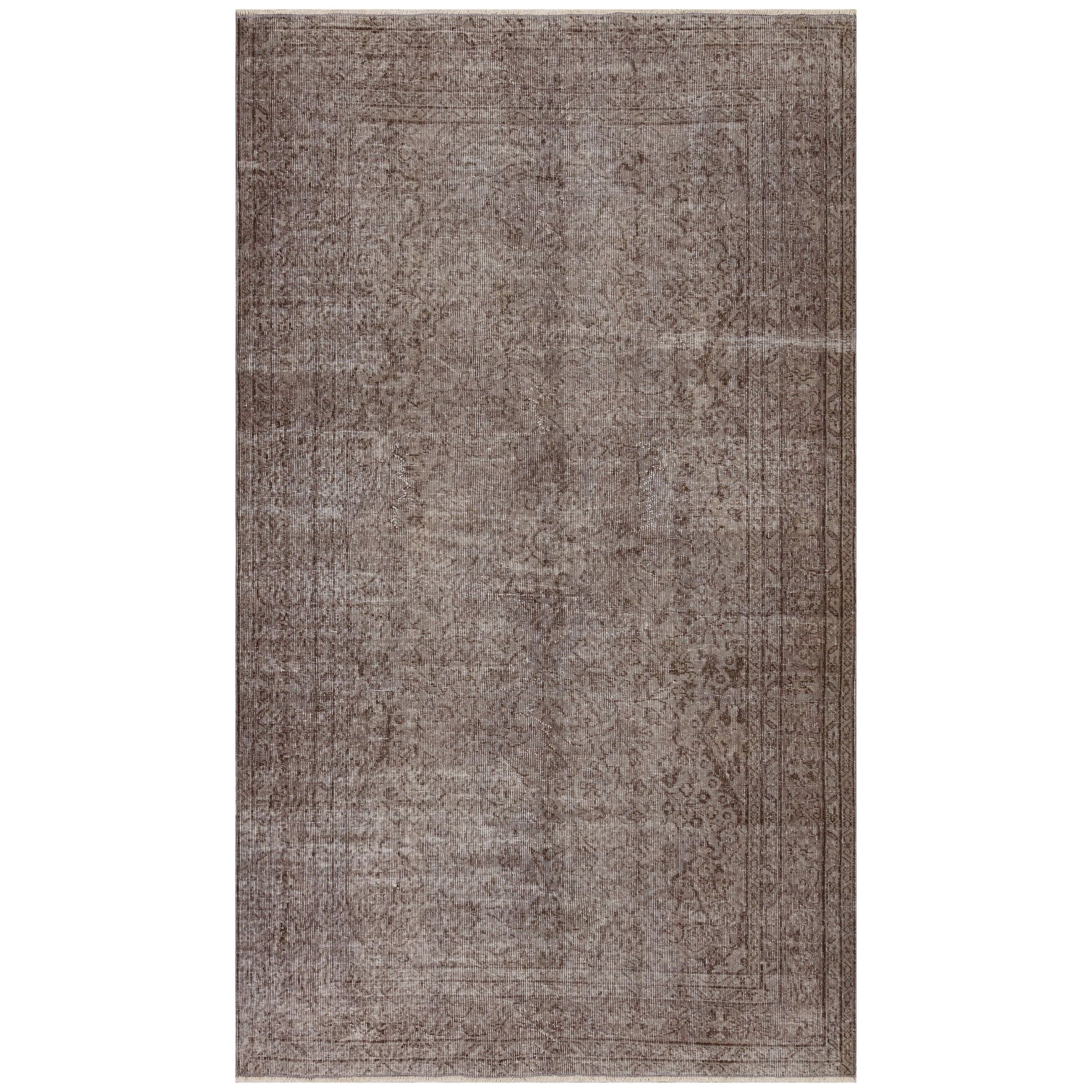 155 X 260 Anatolian Hand  Knotted Carpet Vintage Style 7192 -  Rugs - ebarza Furniture UAE | Shop Modern Furniture in Abu Dhabi & Dubai - مفروشات ايبازرا في الامارات | تسوق اثاث عصري وديكورات مميزة في دبي وابوظبي