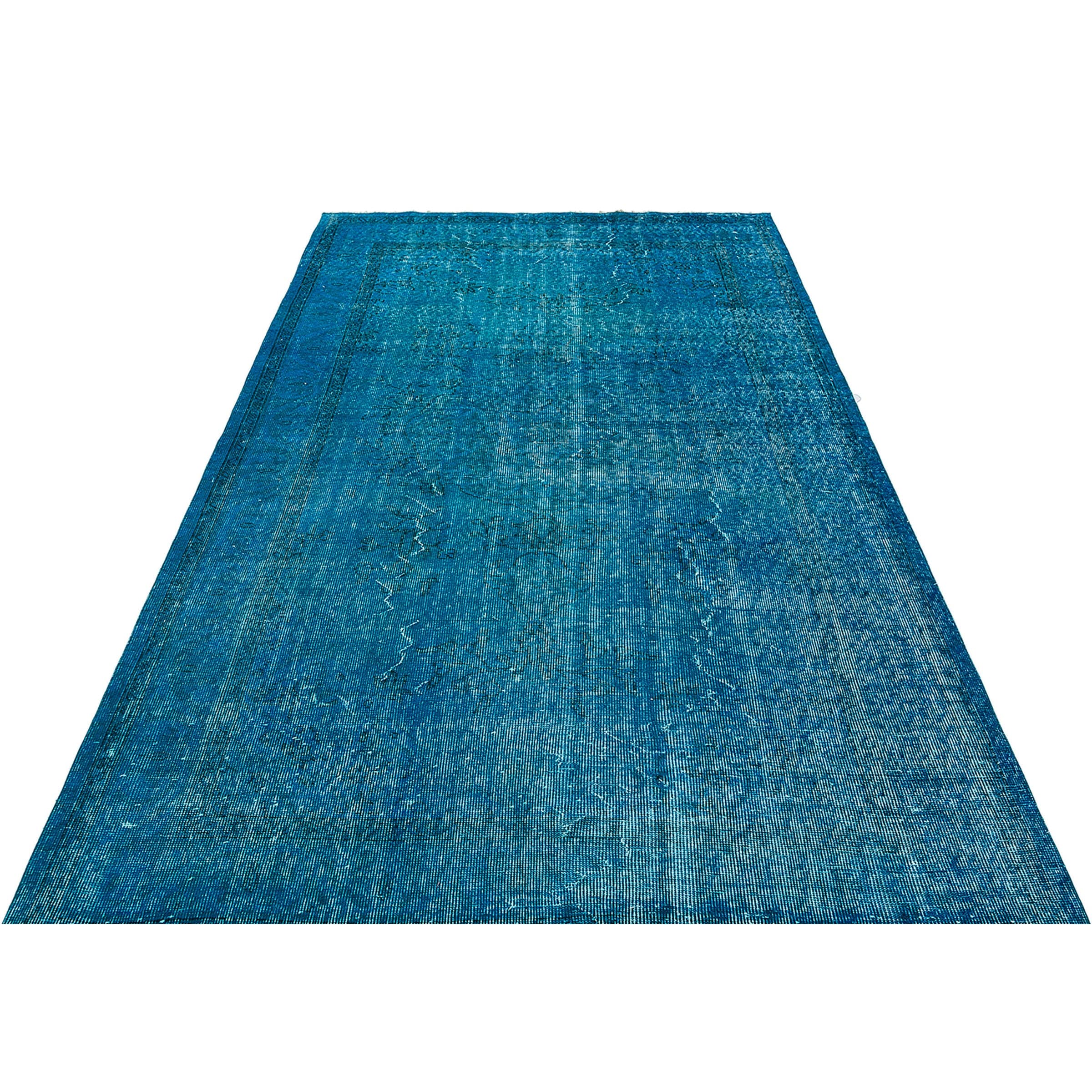 159 X 256 Anatolian Hand  Knotted Carpet Vintage Style F1129 -  Rugs - ebarza Furniture UAE | Shop Modern Furniture in Abu Dhabi & Dubai - مفروشات ايبازرا في الامارات | تسوق اثاث عصري وديكورات مميزة في دبي وابوظبي