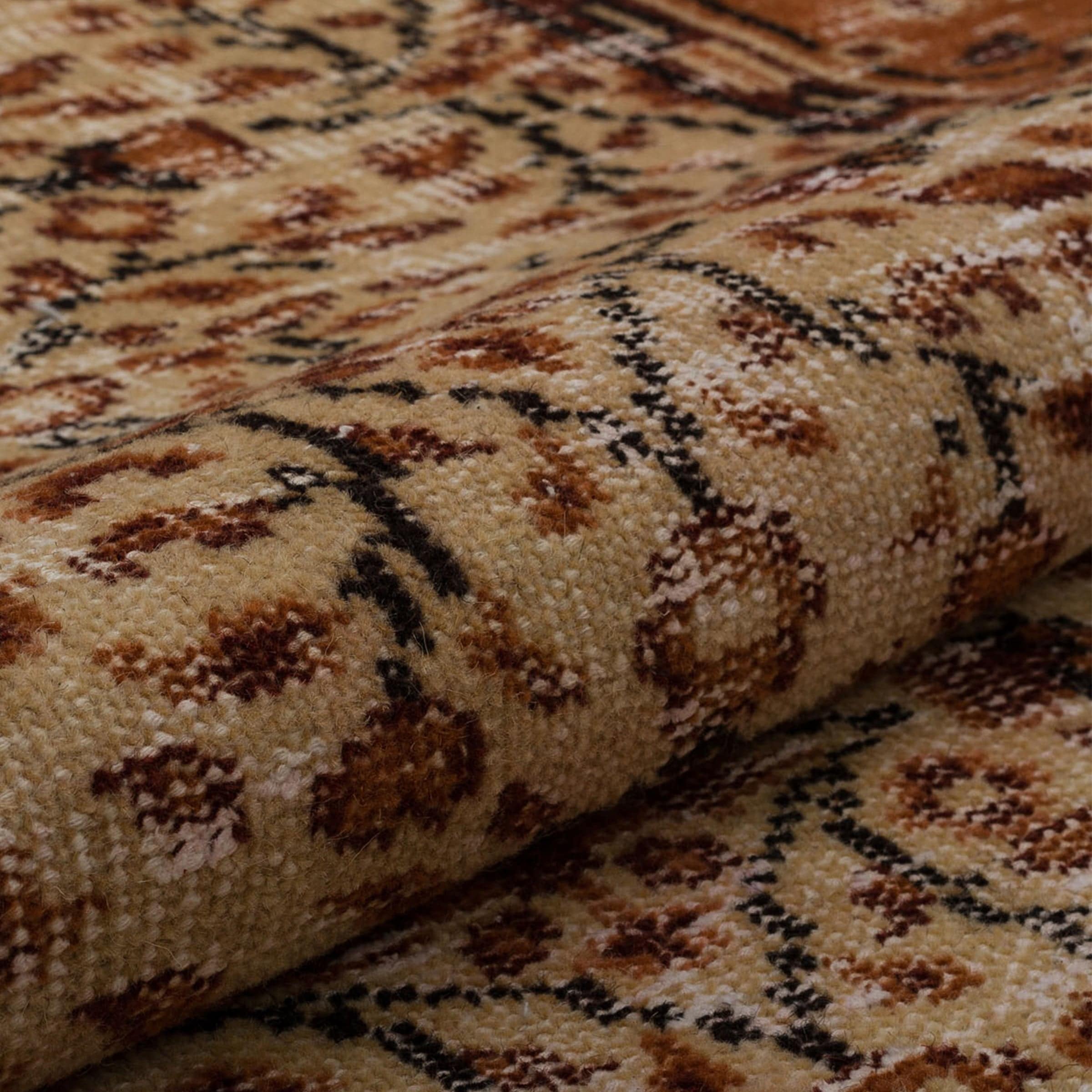 159 X 268 Anatolian Hand  Knotted Carpet Vintage Style 7256 -  Rugs - ebarza Furniture UAE | Shop Modern Furniture in Abu Dhabi & Dubai - مفروشات ايبازرا في الامارات | تسوق اثاث عصري وديكورات مميزة في دبي وابوظبي