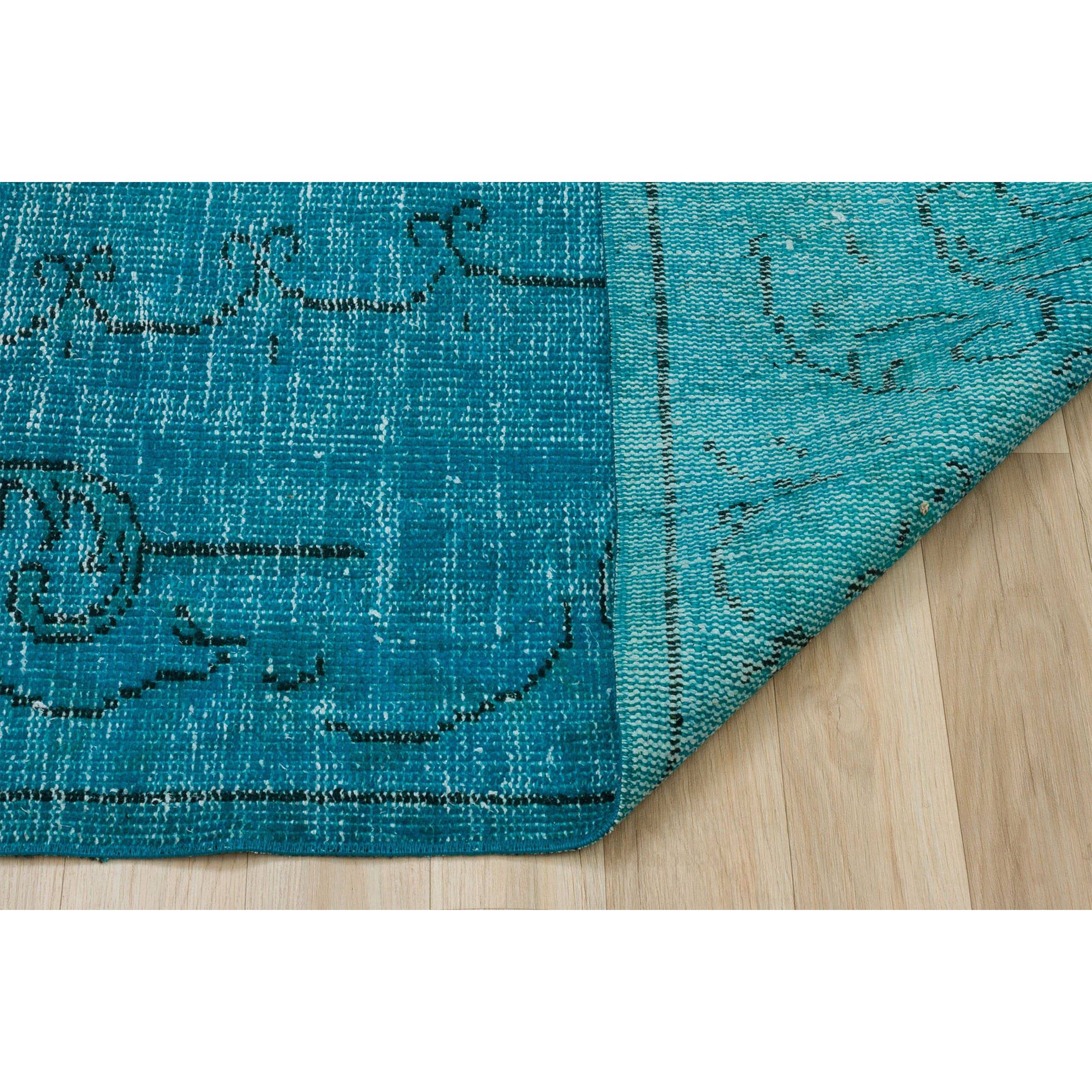 161 X 265 Anatolian Hand Knotted Carpet Vintage Style 7486 - Rugs - ebarza Furniture UAE | Shop Modern Furniture in Abu Dhabi & Dubai - مفروشات ايبازرا في الامارات | تسوق اثاث عصري وديكورات مميزة في دبي وابوظبي