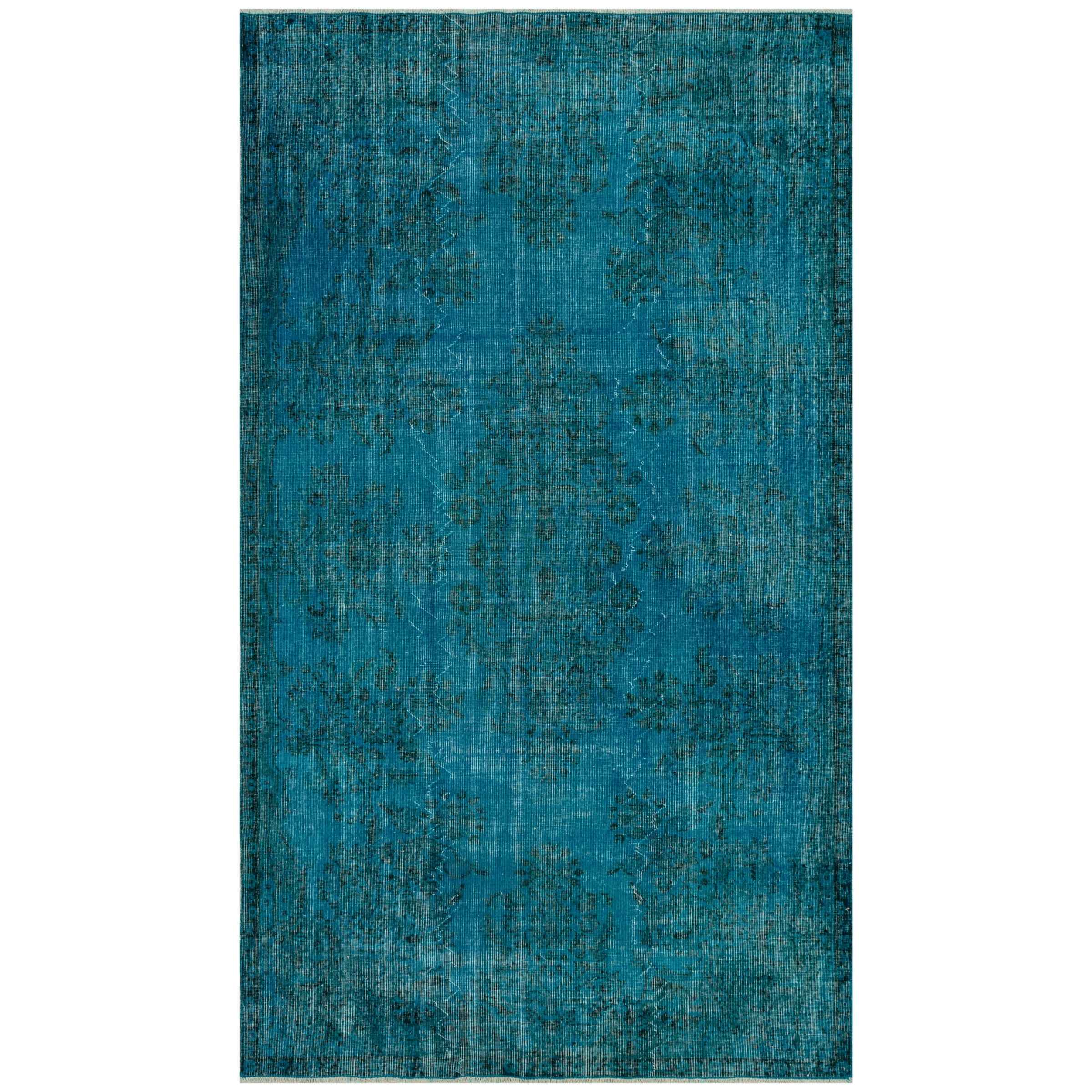 161 X 277 Cm Anatolian Hand Knotted Carpet Vintage Style 7165 -  Rugs - ebarza Furniture UAE | Shop Modern Furniture in Abu Dhabi & Dubai - مفروشات ايبازرا في الامارات | تسوق اثاث عصري وديكورات مميزة في دبي وابوظبي