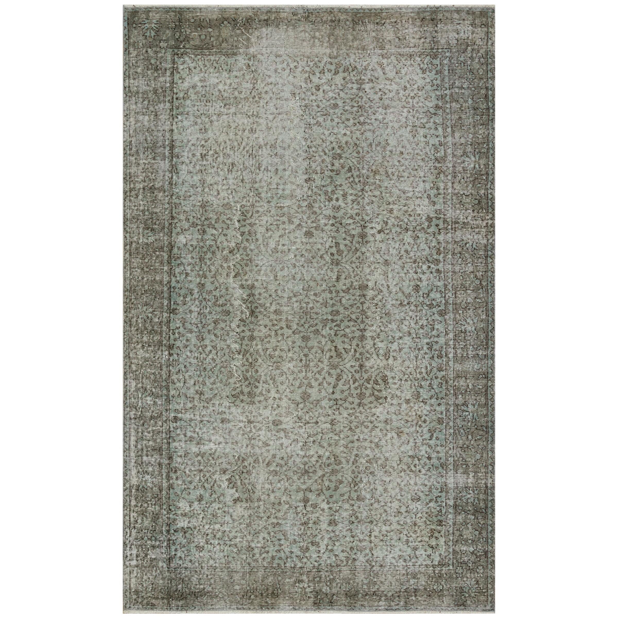 162 X 265 Anatolian Hand  Knotted Carpet Vintage Style 7515 -  Rugs - ebarza Furniture UAE | Shop Modern Furniture in Abu Dhabi & Dubai - مفروشات ايبازرا في الامارات | تسوق اثاث عصري وديكورات مميزة في دبي وابوظبي