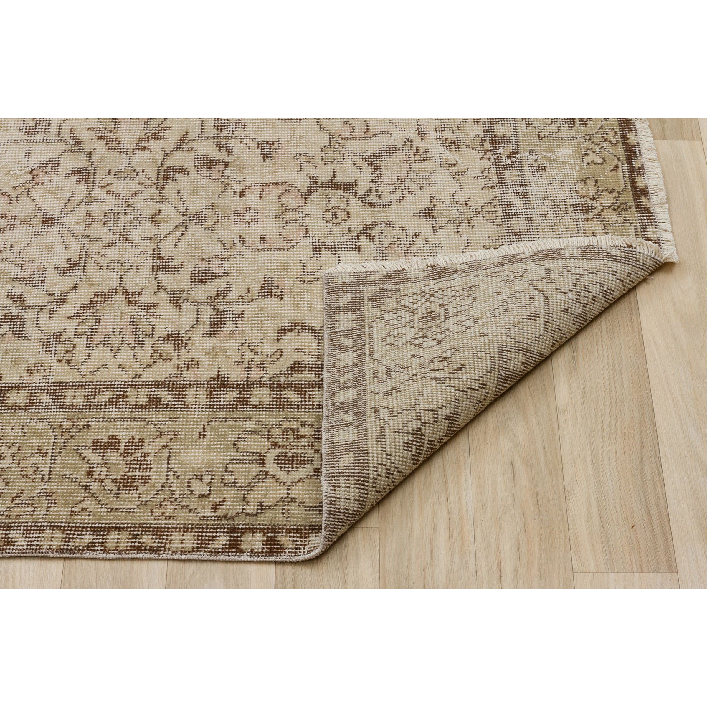 165 X 276 Anatolian Hand  Knotted Carpet Vintage Style 7073 -  Rugs - ebarza Furniture UAE | Shop Modern Furniture in Abu Dhabi & Dubai - مفروشات ايبازرا في الامارات | تسوق اثاث عصري وديكورات مميزة في دبي وابوظبي