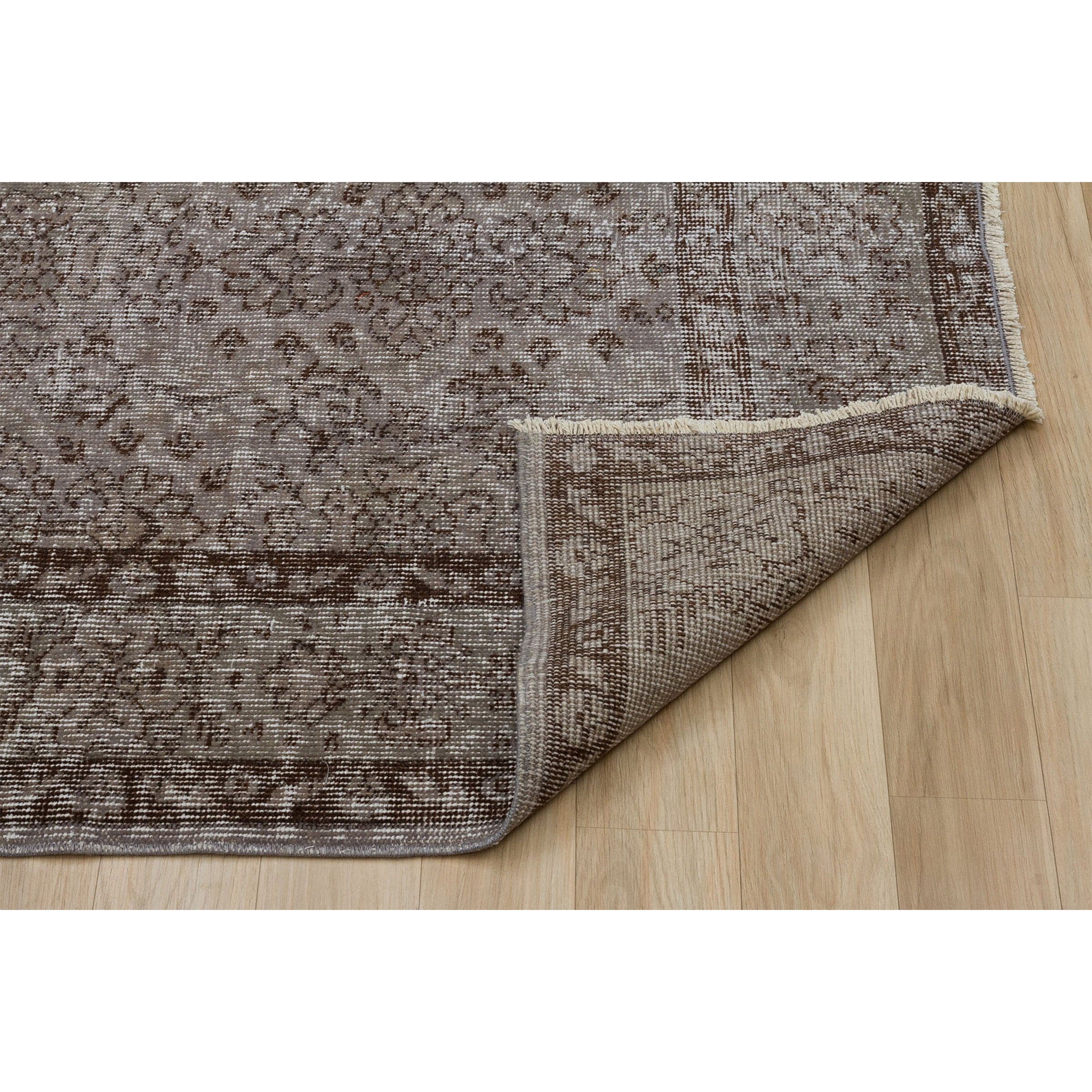 166 X 247 Anatolian Hand  Knotted Carpet Vintage Style 7295 -  Rugs - ebarza Furniture UAE | Shop Modern Furniture in Abu Dhabi & Dubai - مفروشات ايبازرا في الامارات | تسوق اثاث عصري وديكورات مميزة في دبي وابوظبي