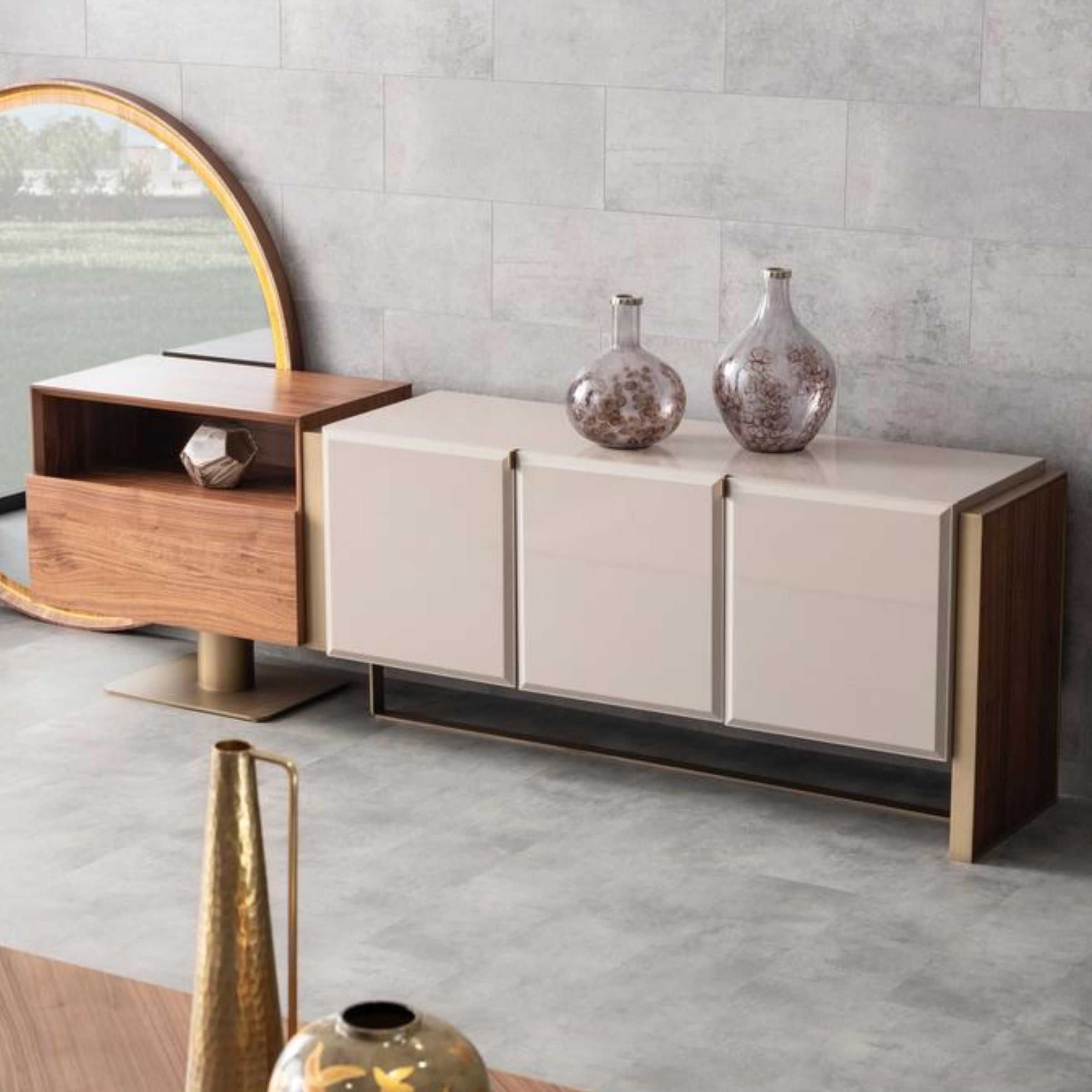 Wagon Sideboard/ Console Orxwgn-Sbcnsl - Sideboards - ebarza Furniture UAE | Shop Modern Furniture in Abu Dhabi & Dubai - مفروشات ايبازرا في الامارات | تسوق اثاث عصري وديكورات مميزة في دبي وابوظبي