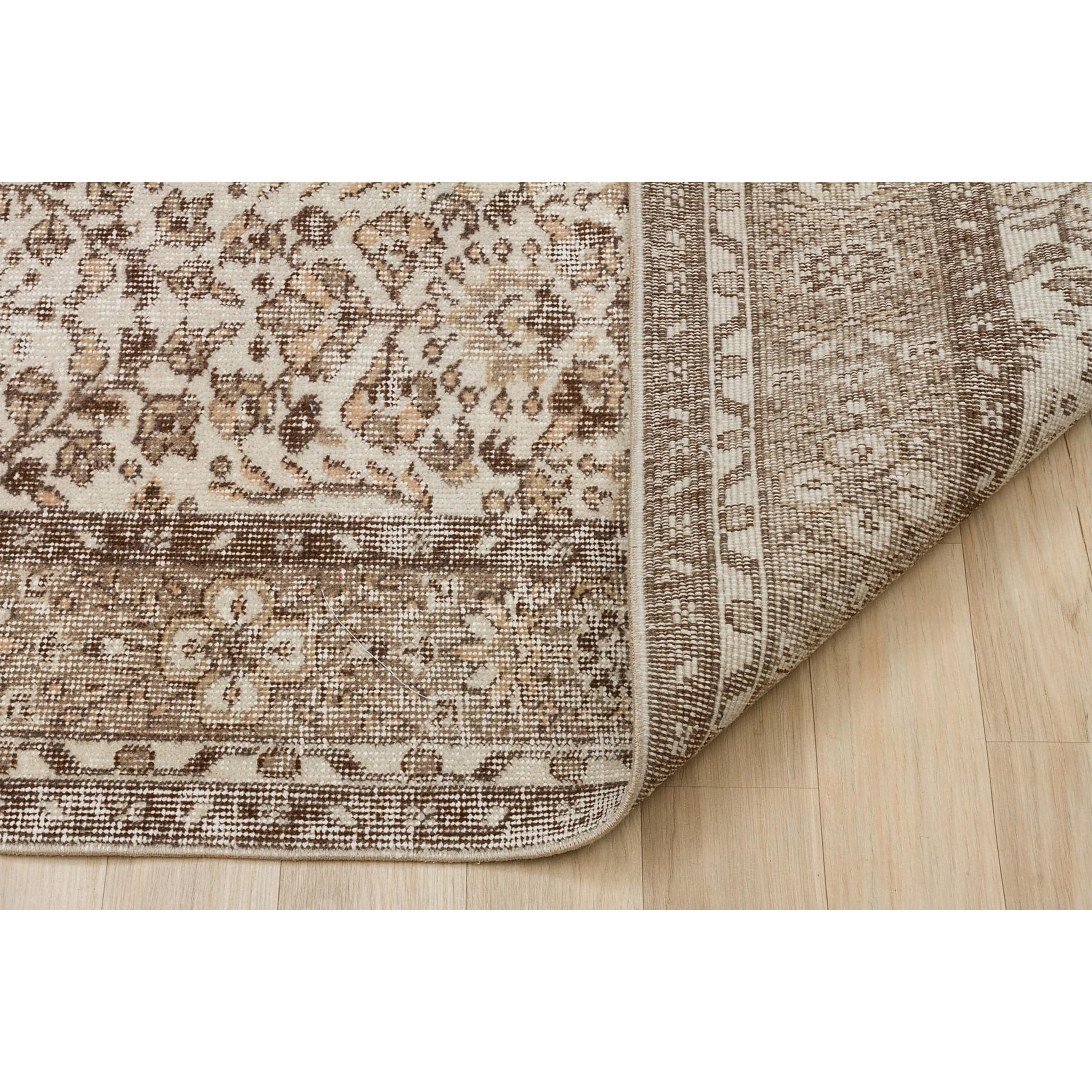 172 X 274 Anatolian Hand  Knotted Carpet Vintage Style 7564 -  Rugs - ebarza Furniture UAE | Shop Modern Furniture in Abu Dhabi & Dubai - مفروشات ايبازرا في الامارات | تسوق اثاث عصري وديكورات مميزة في دبي وابوظبي