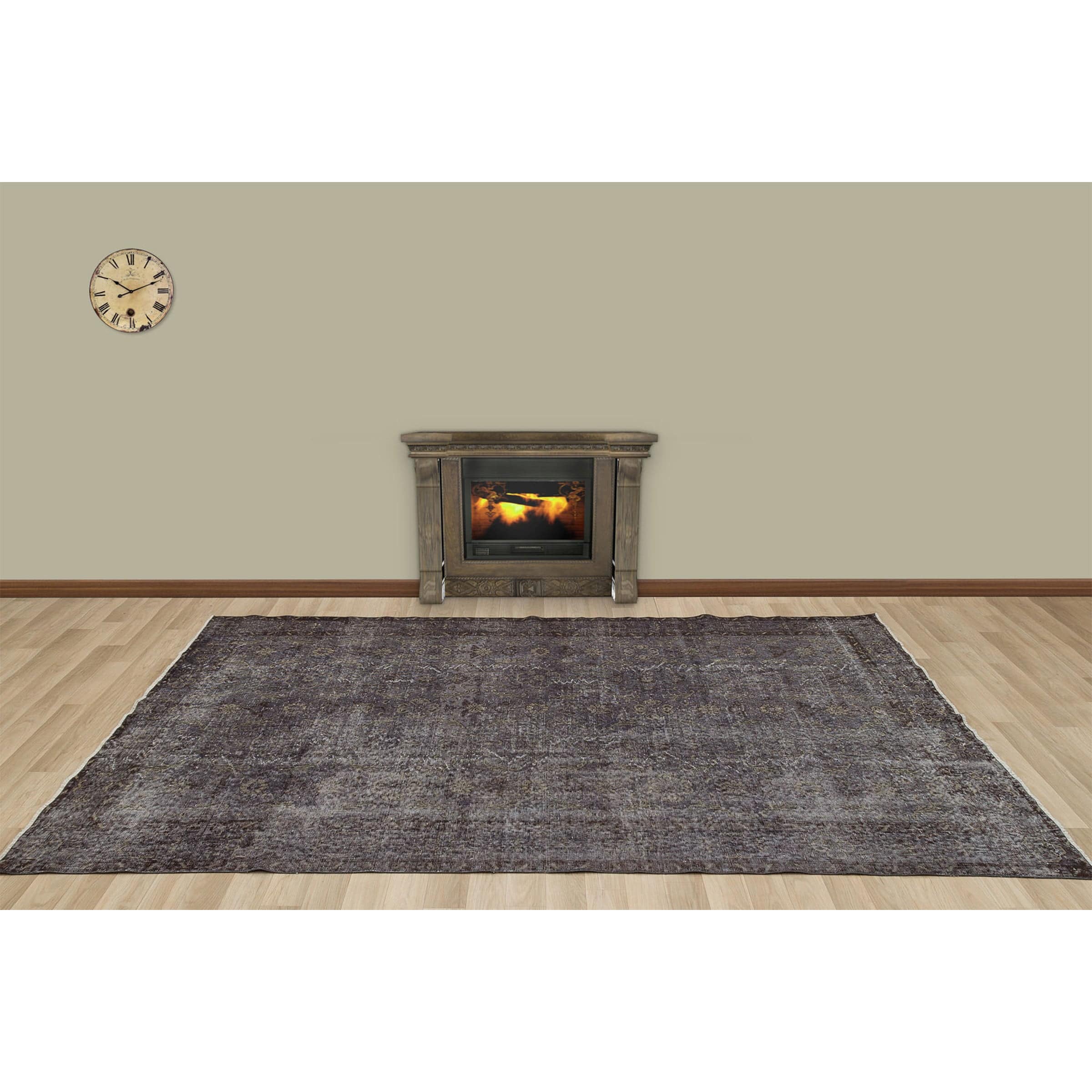 172 X 287 Anatolian Hand  Knotted Carpet Vintage Style 7047 -  Rugs - ebarza Furniture UAE | Shop Modern Furniture in Abu Dhabi & Dubai - مفروشات ايبازرا في الامارات | تسوق اثاث عصري وديكورات مميزة في دبي وابوظبي