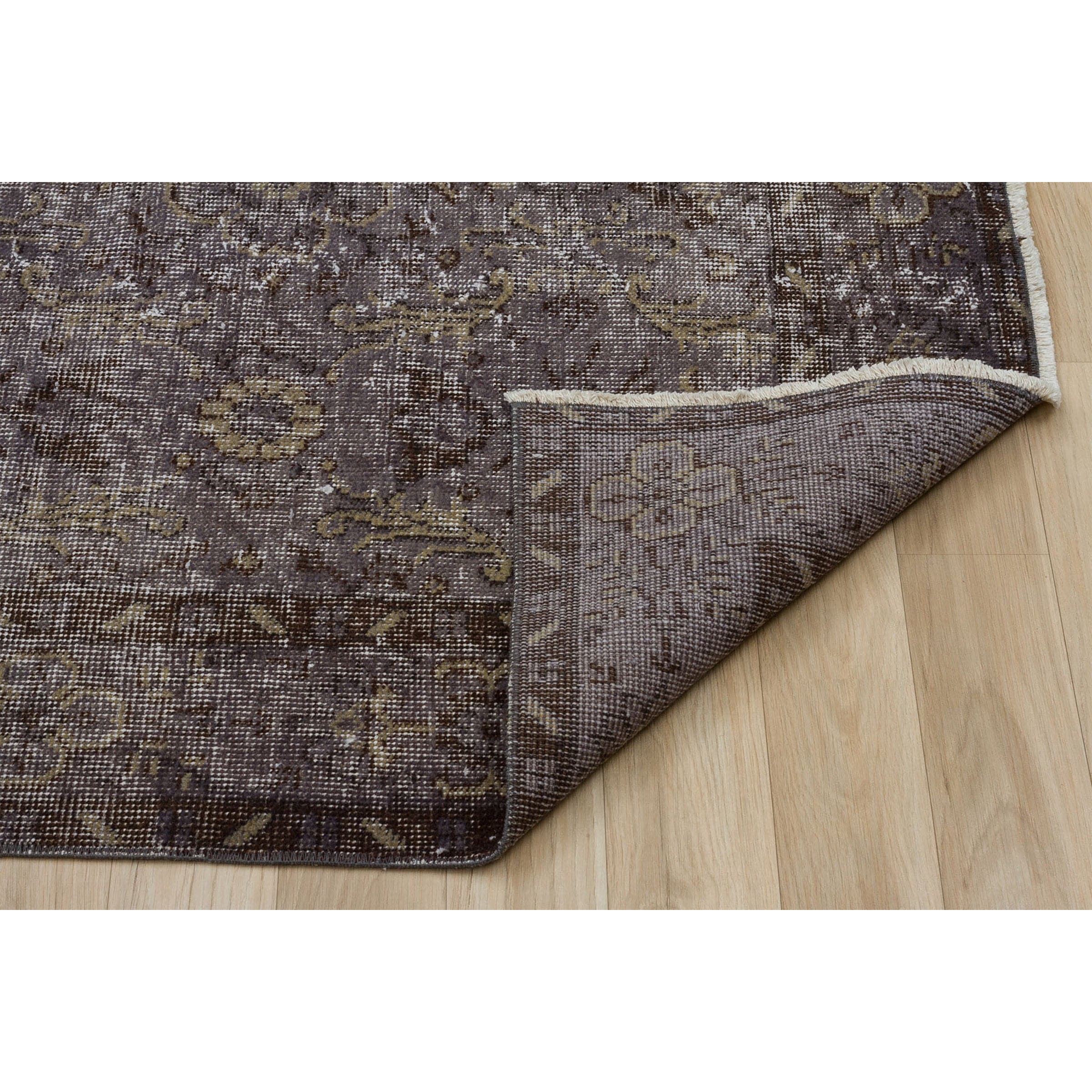 172 X 287 Anatolian Hand  Knotted Carpet Vintage Style 7047 -  Rugs - ebarza Furniture UAE | Shop Modern Furniture in Abu Dhabi & Dubai - مفروشات ايبازرا في الامارات | تسوق اثاث عصري وديكورات مميزة في دبي وابوظبي