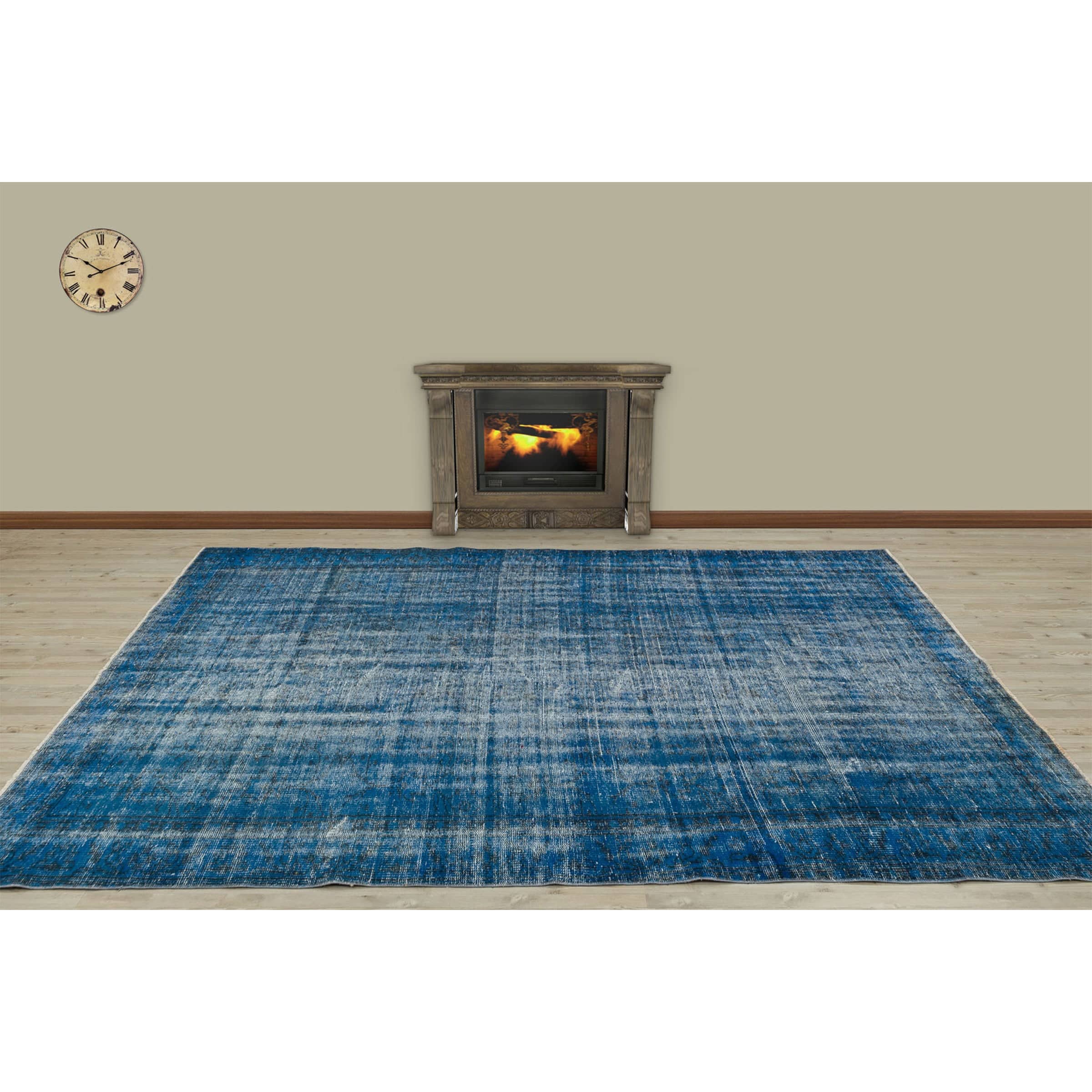 174 X 277 Anatolian Hand  Knotted Carpet Vintage Style 2997 -  Rugs - ebarza Furniture UAE | Shop Modern Furniture in Abu Dhabi & Dubai - مفروشات ايبازرا في الامارات | تسوق اثاث عصري وديكورات مميزة في دبي وابوظبي