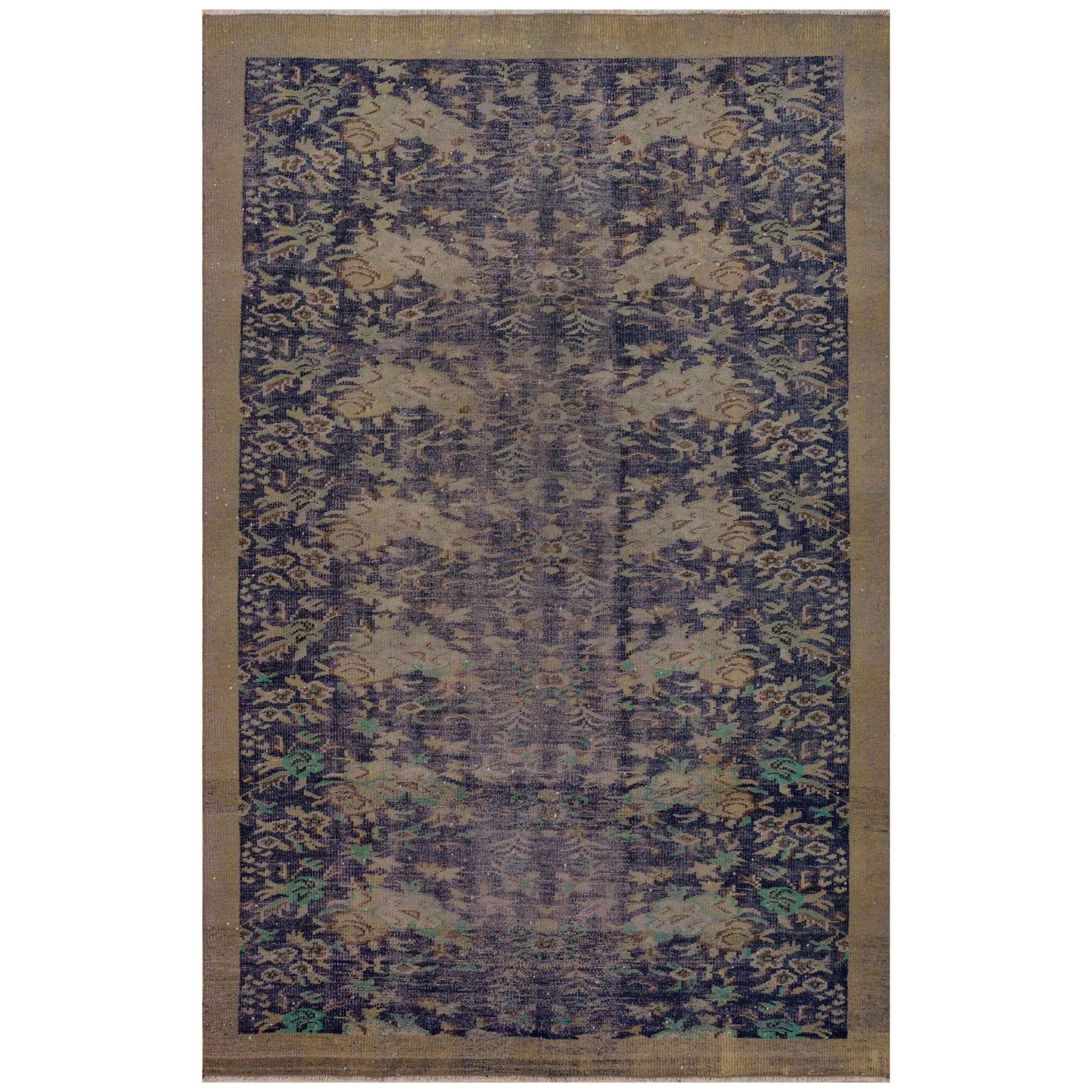 175 X 273 Cm Anatolian Hand Knotted Carpet Vintage Style 7223 -  Rugs - ebarza Furniture UAE | Shop Modern Furniture in Abu Dhabi & Dubai - مفروشات ايبازرا في الامارات | تسوق اثاث عصري وديكورات مميزة في دبي وابوظبي