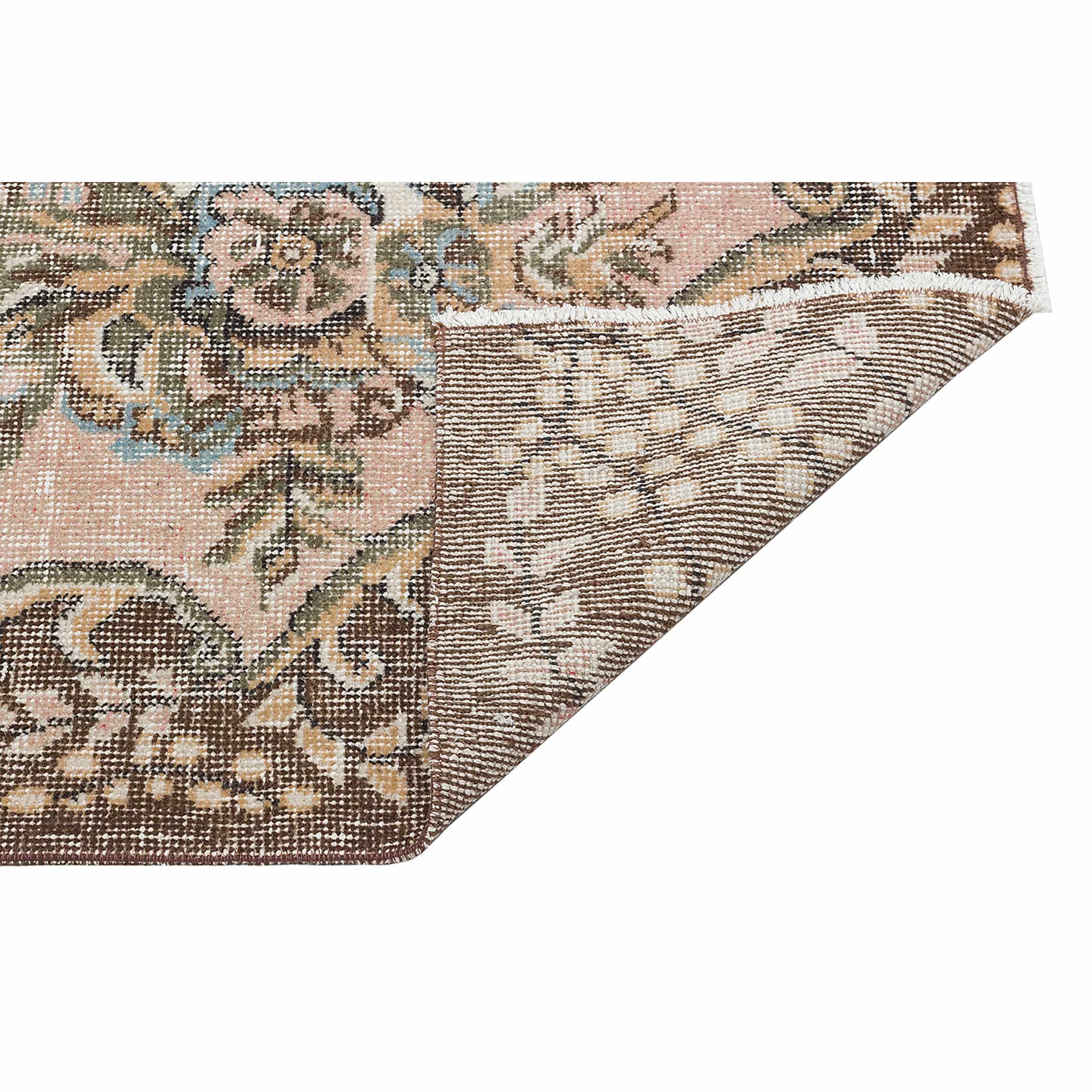 179 X 282 Anatolian Hand  Knotted Carpet Vintage Style F1074 -  Rugs - ebarza Furniture UAE | Shop Modern Furniture in Abu Dhabi & Dubai - مفروشات ايبازرا في الامارات | تسوق اثاث عصري وديكورات مميزة في دبي وابوظبي