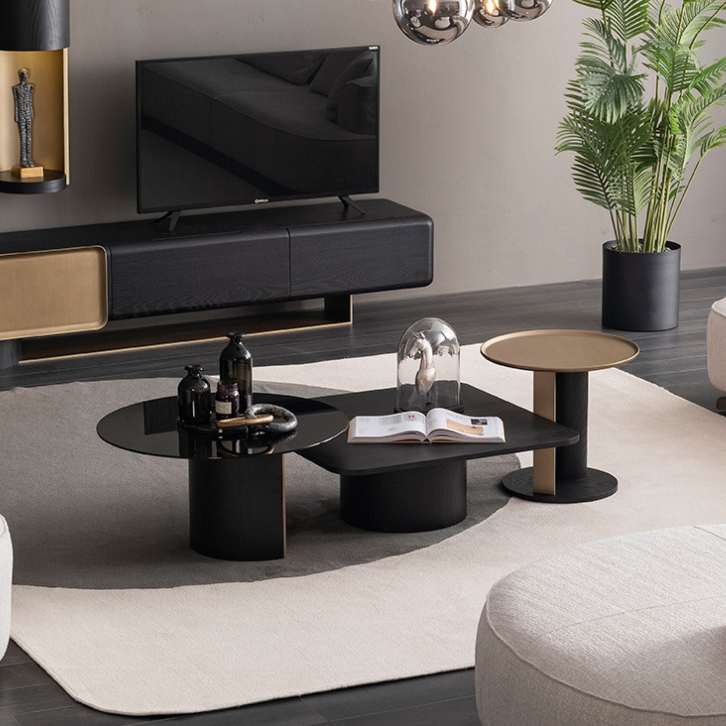 Grande Side Table ORXGRND-ST55 -  Side Tables - ebarza Furniture UAE | Shop Modern Furniture in Abu Dhabi & Dubai - مفروشات ايبازرا في الامارات | تسوق اثاث عصري وديكورات مميزة في دبي وابوظبي