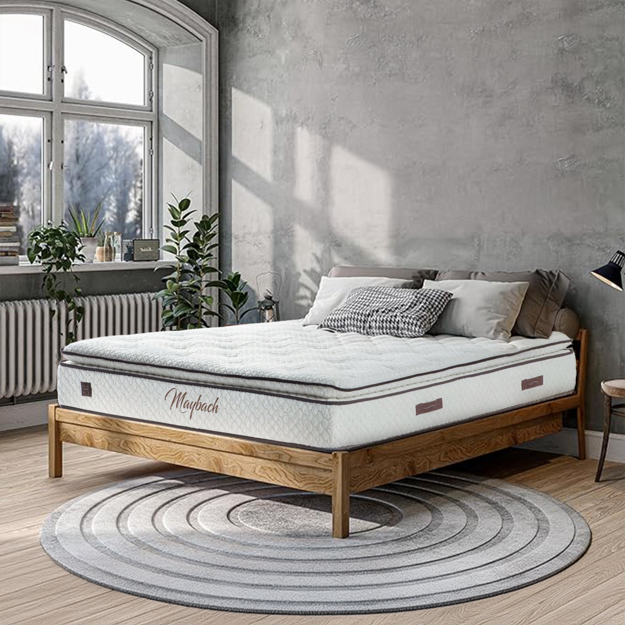 Pre-order 25 Days Delivery 180X200 Cm Indivani Maybach King Mattress IDVNI-MB180x200 - Mattresses - ebarza Furniture UAE | Shop Modern Furniture in Abu Dhabi & Dubai - مفروشات ايبازرا في الامارات | تسوق اثاث عصري وديكورات مميزة في دبي وابوظبي