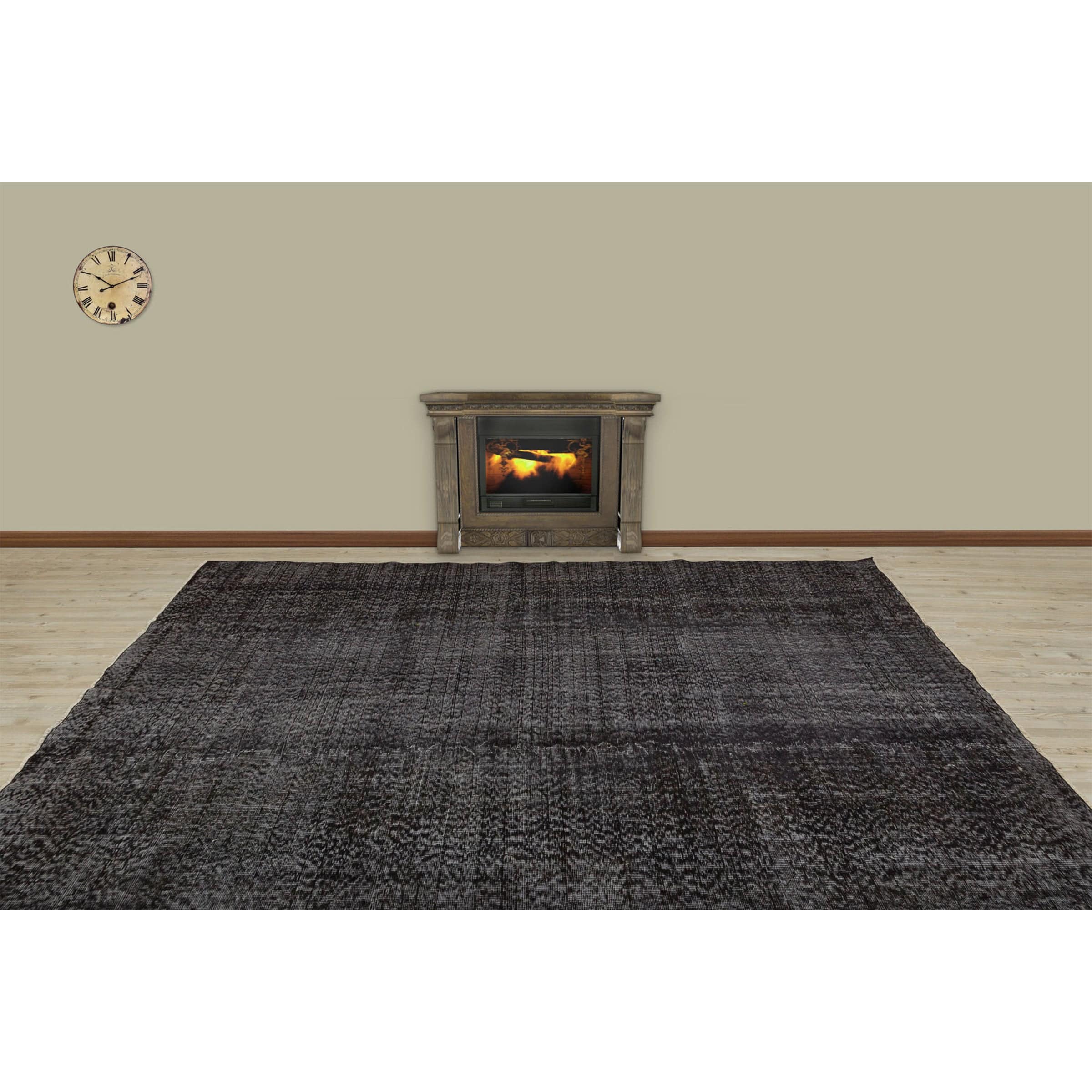 182 X 288 Anatolian Hand  Knotted Carpet Vintage Style 2963 -  Rugs - ebarza Furniture UAE | Shop Modern Furniture in Abu Dhabi & Dubai - مفروشات ايبازرا في الامارات | تسوق اثاث عصري وديكورات مميزة في دبي وابوظبي