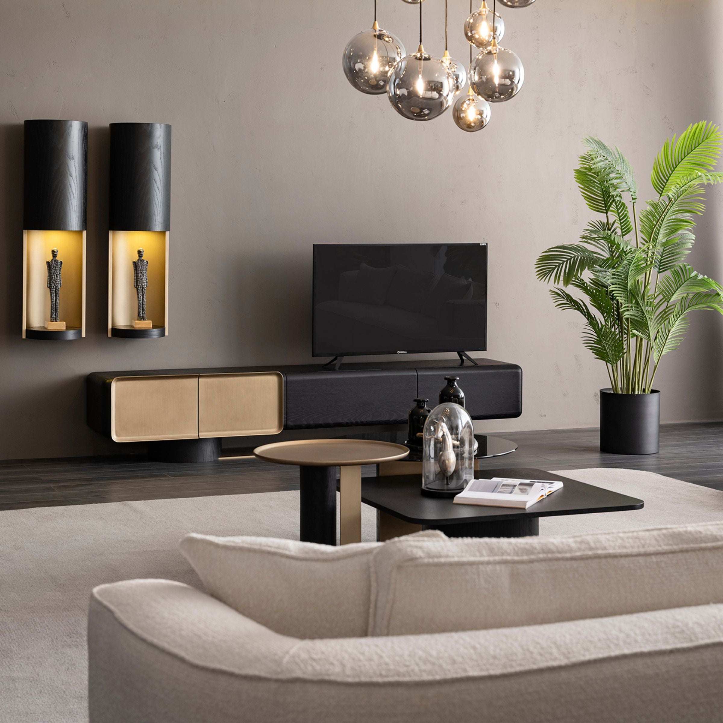 Grande Side Table ORXGRND-ST55 -  Side Tables - ebarza Furniture UAE | Shop Modern Furniture in Abu Dhabi & Dubai - مفروشات ايبازرا في الامارات | تسوق اثاث عصري وديكورات مميزة في دبي وابوظبي