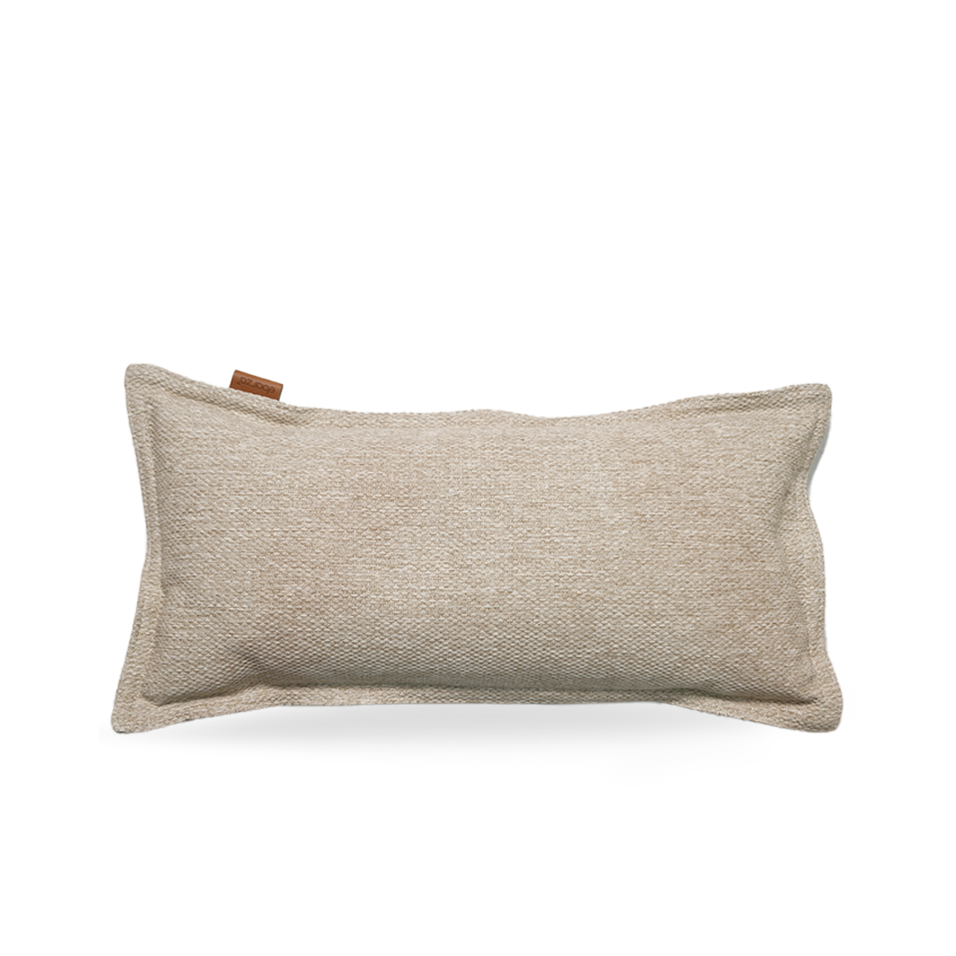 30*60 PILLOW With Zipper - Laconcha140-Beige - Cushions - ebarza Furniture UAE | Shop Modern Furniture in Abu Dhabi & Dubai - مفروشات ايبازرا في الامارات | تسوق اثاث عصري وديكورات مميزة في دبي وابوظبي