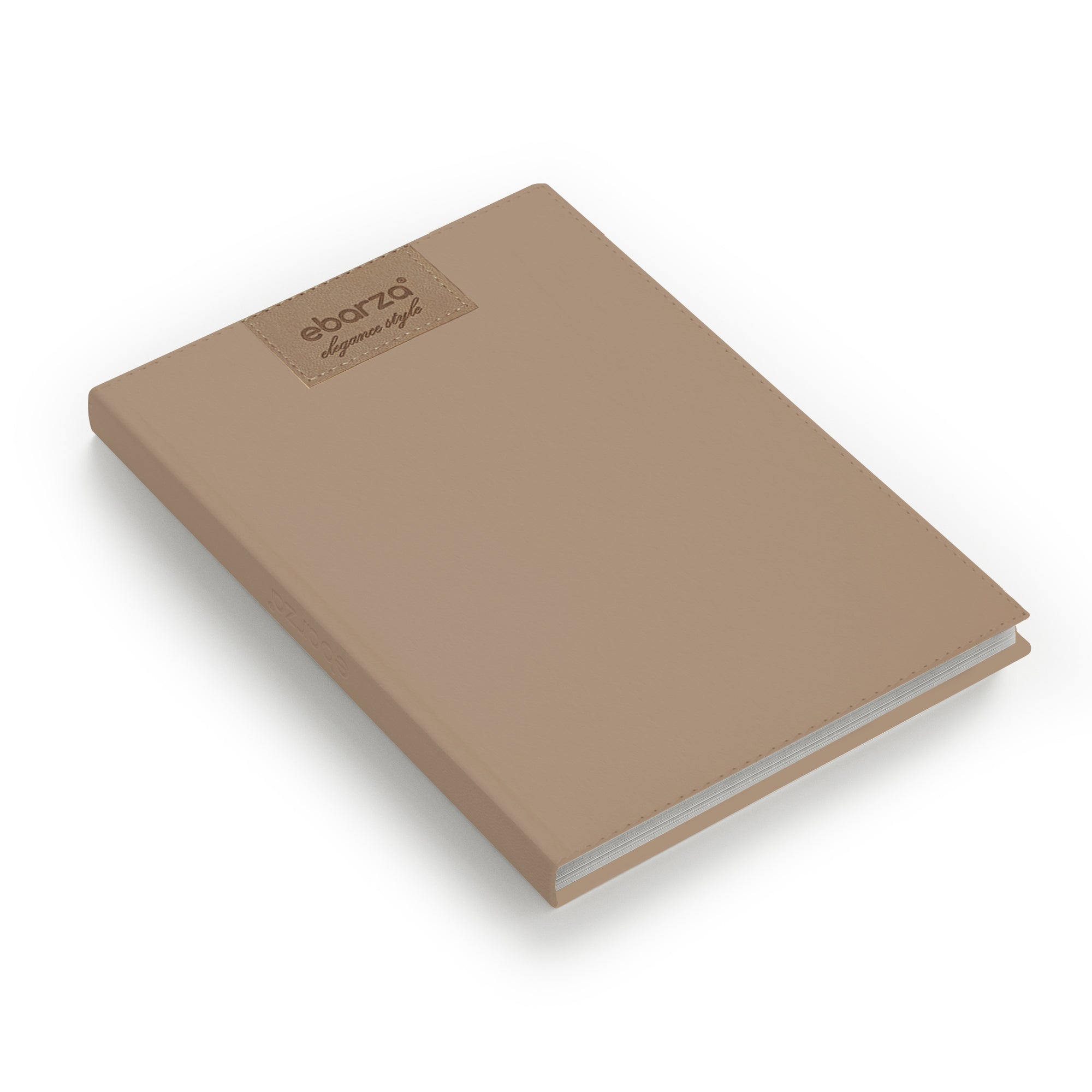 Ebarza Elegance Style Logo Diary/Book 25-53 - Brown - Decorative Books & Magazines - ebarza Furniture UAE | Shop Modern Furniture in Abu Dhabi & Dubai - مفروشات ايبازرا في الامارات | تسوق اثاث عصري وديكورات مميزة في دبي وابوظبي