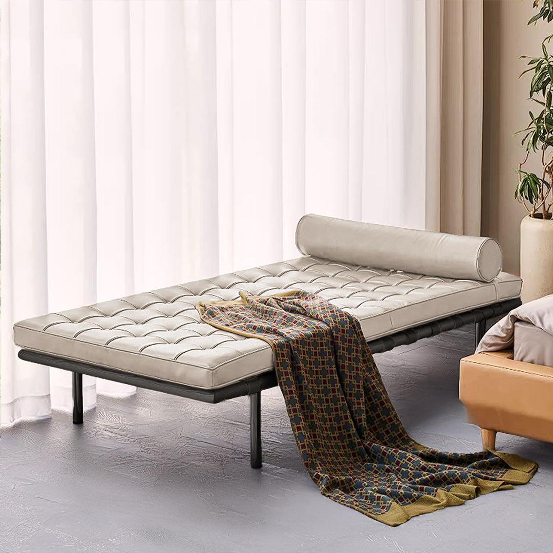 Classic Day Bed BP8055-HL - Beige - Lounge Chairs - ebarza Furniture UAE | Shop Modern Furniture in Abu Dhabi & Dubai - مفروشات ايبازرا في الامارات | تسوق اثاث عصري وديكورات مميزة في دبي وابوظبي